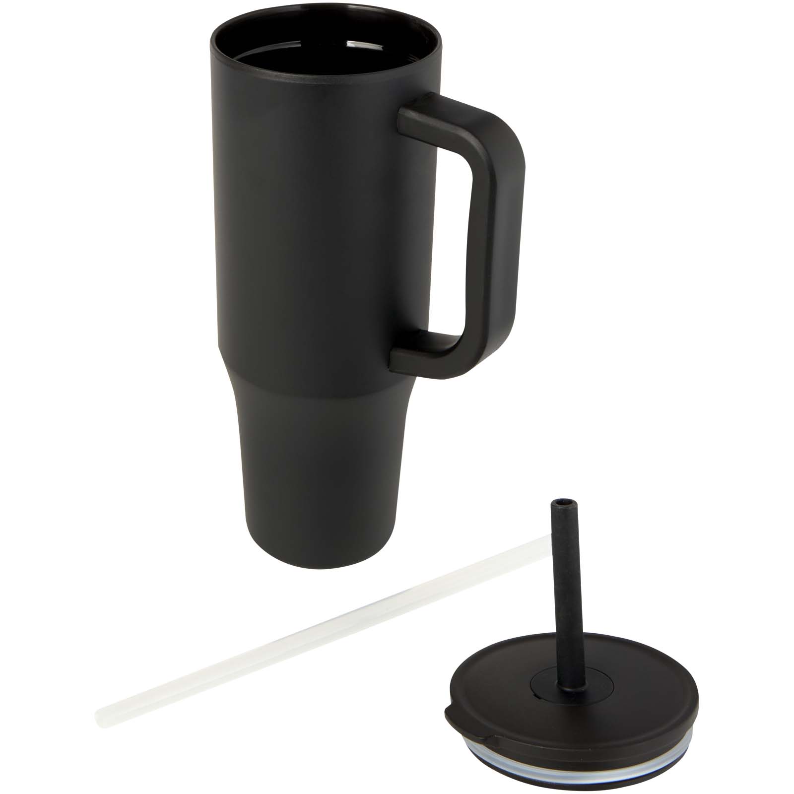 Gobelet isotherme Brady 900 ml certifié RCS avec paille en silicone
