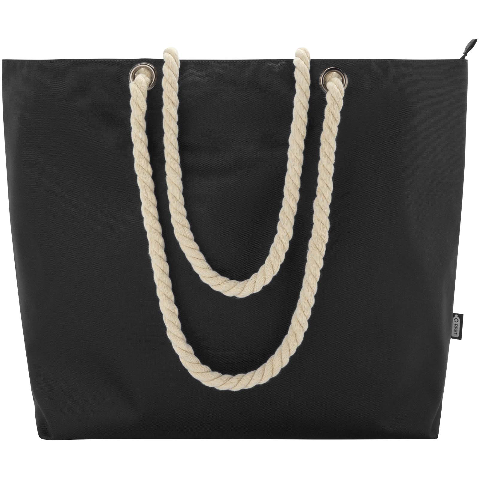 Sac shopping Panama recyclé GRS isotherme de plage avec poignées en cordelette 23L
