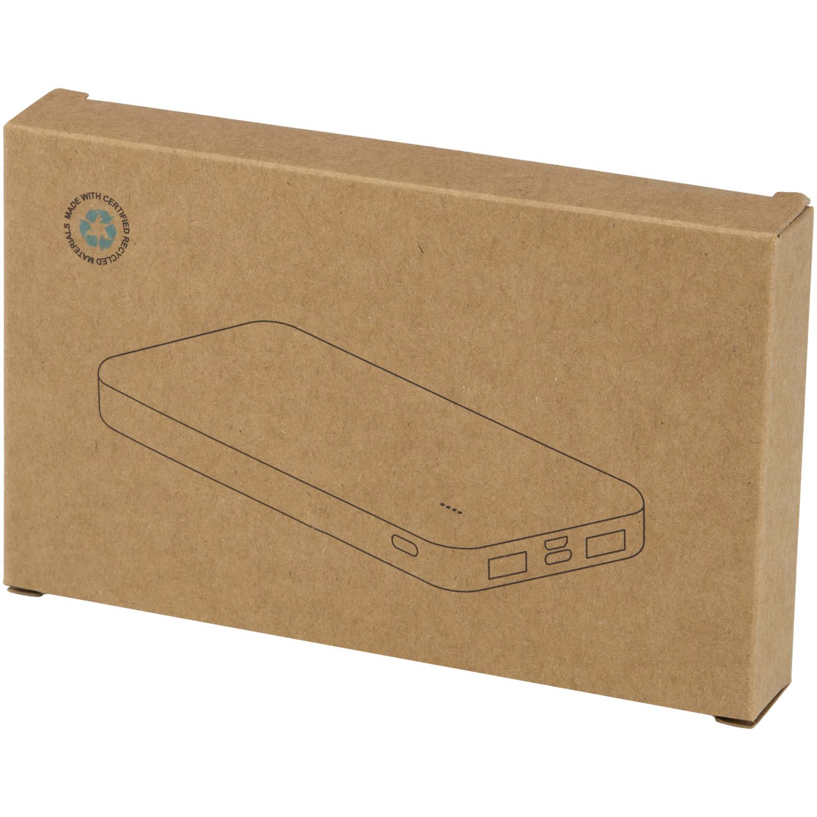 Batterie de secours Intan de 10 000 mAh et 10 W en plastique recyclé