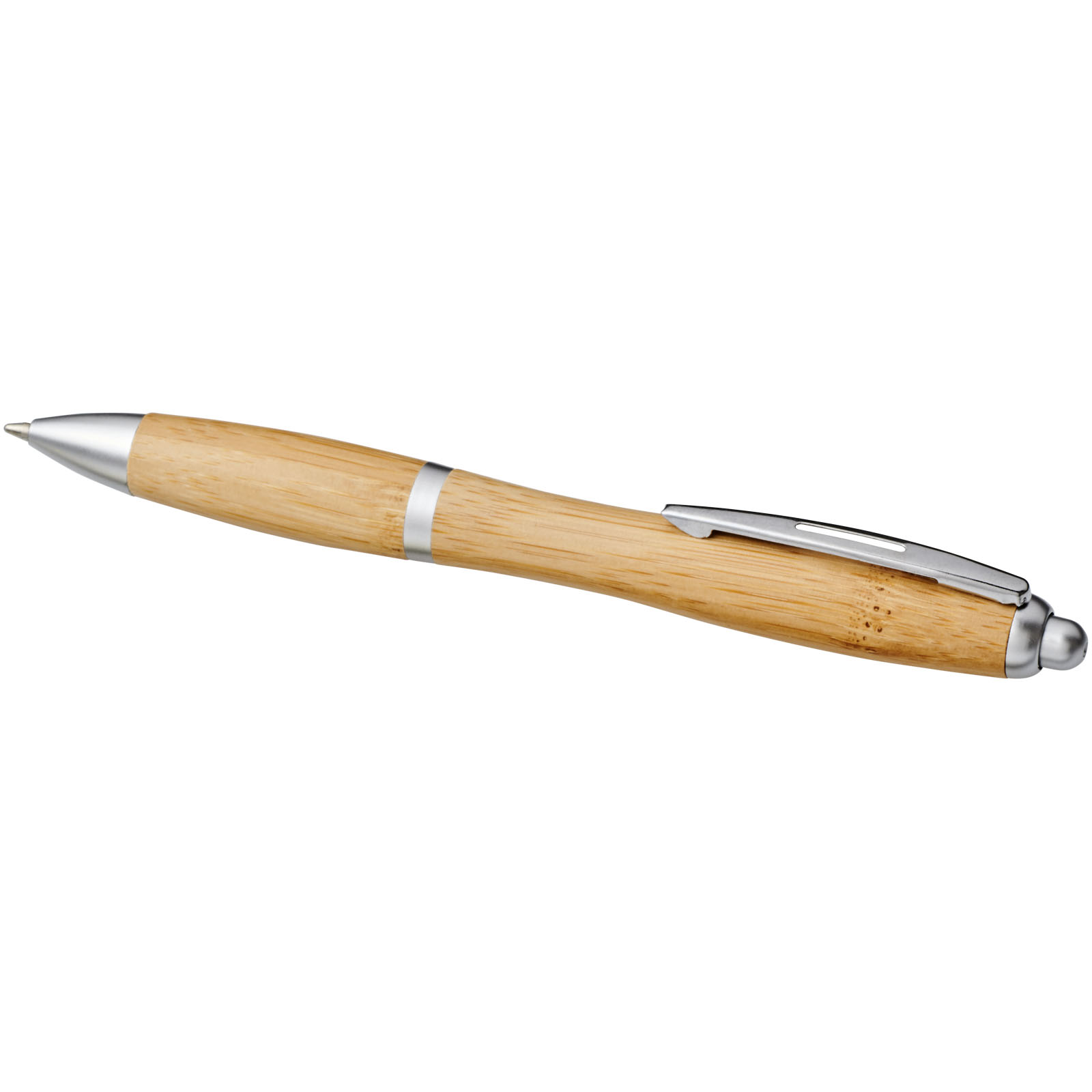 Stylo bille en bambou Nash (encre bleue)