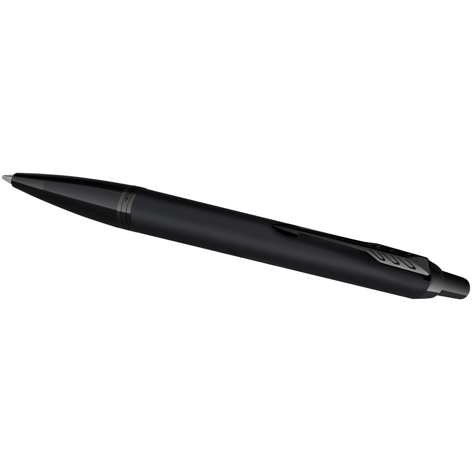 Parure IM avec stylo roller et stylo bille achromatiques Parker (encre noire/bleue)