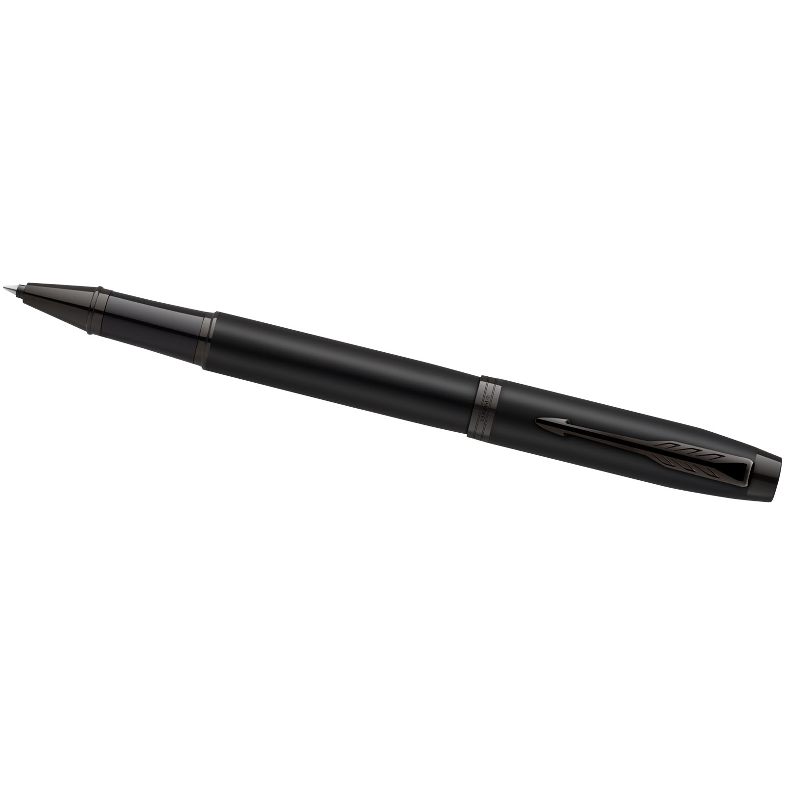 Parure IM avec stylo roller et stylo bille achromatiques Parker (encre noire/bleue)