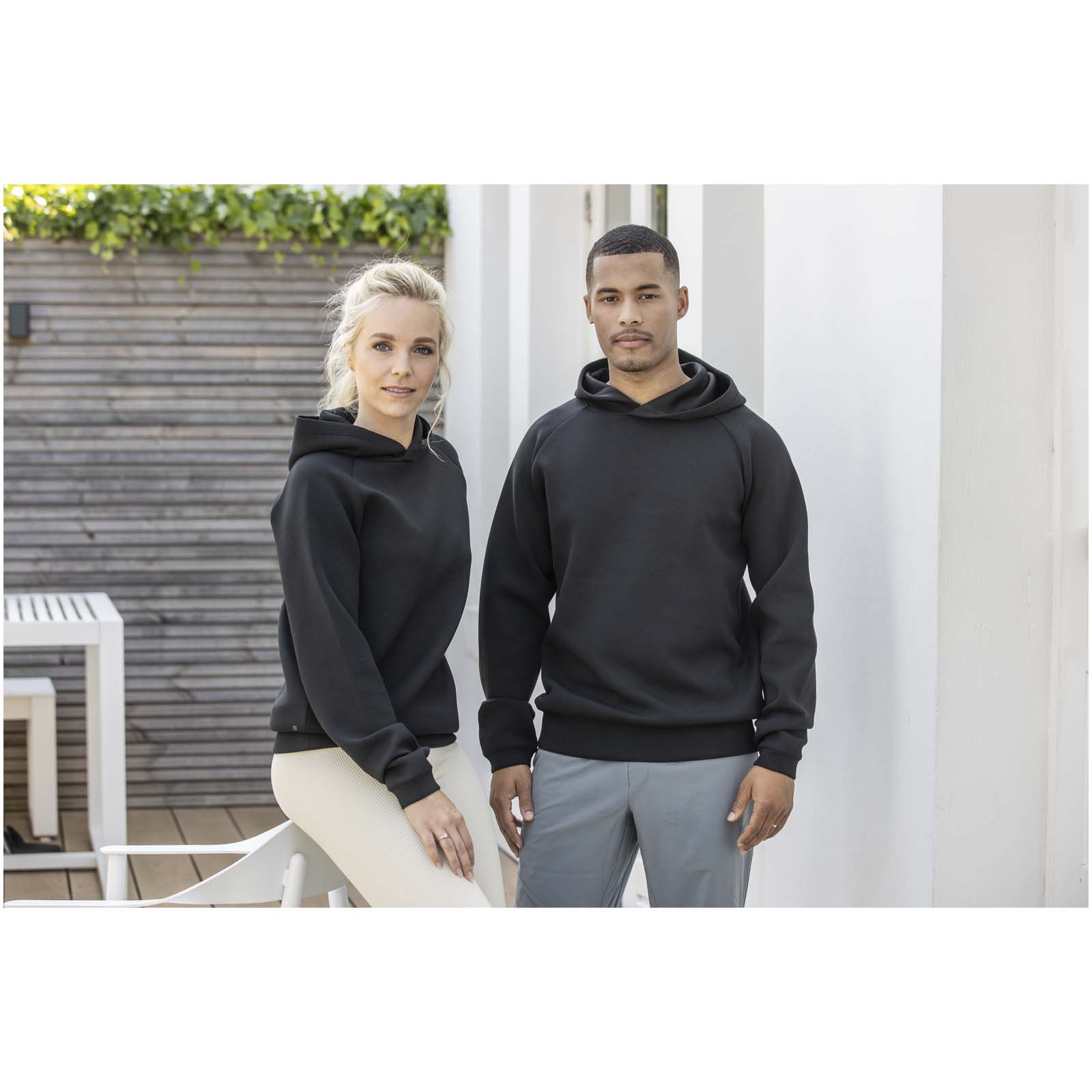 Elevate Sweat à capuche de 350 g/m² Danali unisexe en tissu interlock