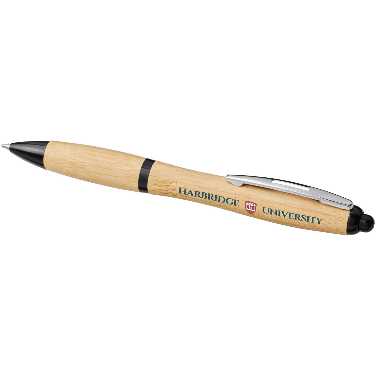 Stylo bille en bambou Nash (encre bleue)