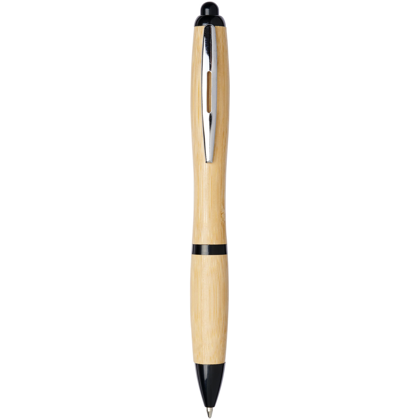 Stylo bille en bambou Nash (encre bleue)