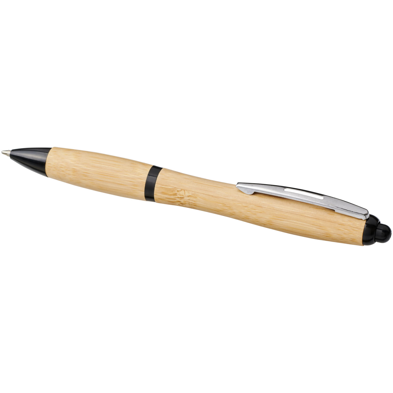 Stylo bille en bambou Nash (encre bleue)