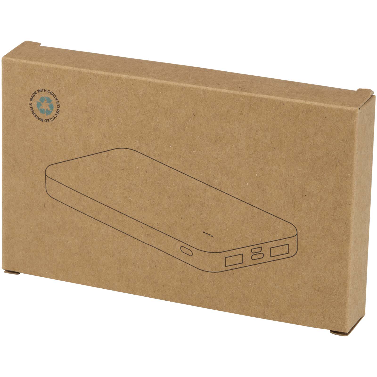 Batterie de secours Intan de 10 000 mAh et 10 W en plastique recyclé