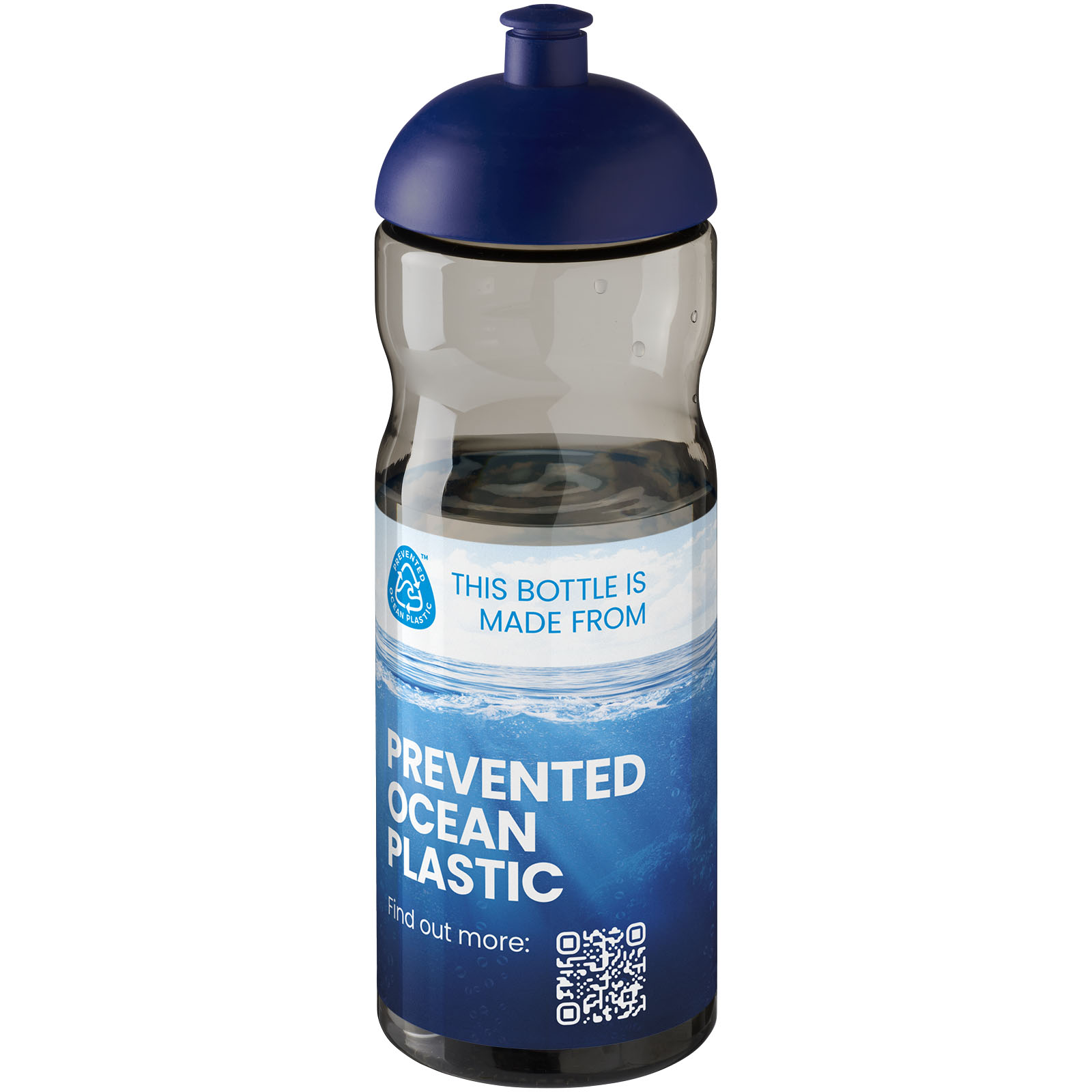 Bouteille de sport H2O Active® Eco Base 650ml avec couvercle dôme
