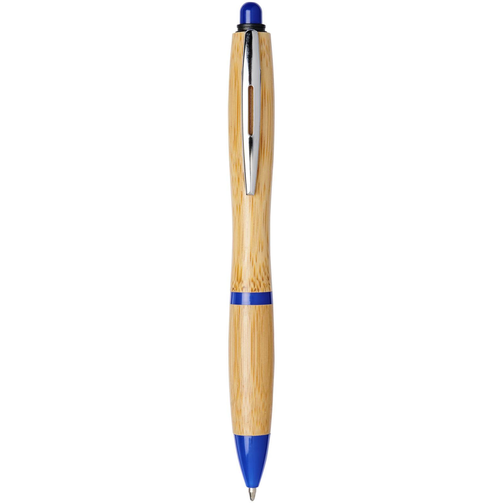 Stylo bille en bambou Nash (encre bleue)