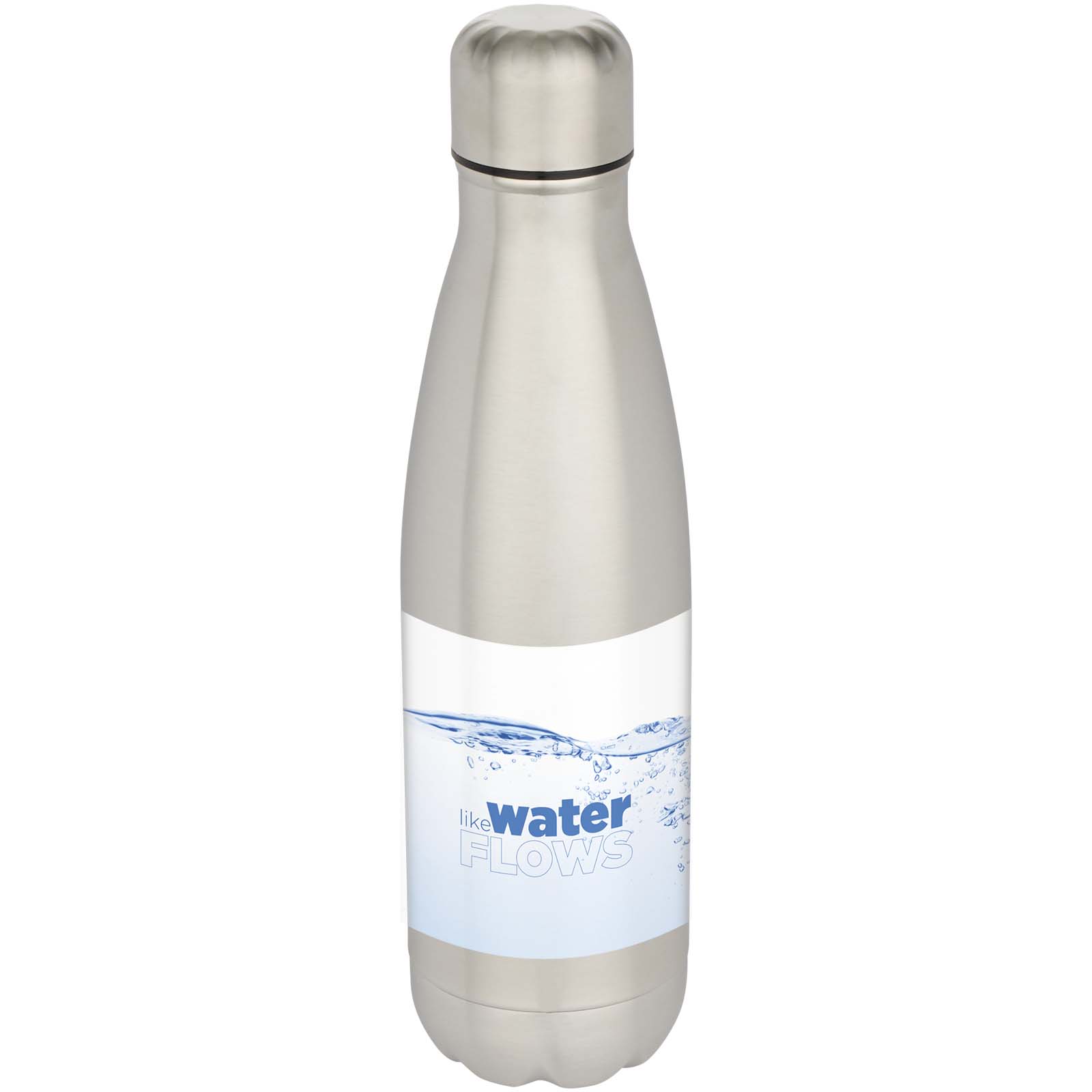 Bouteille d’eau Cove de 750 ml en acier inoxydable recyclé certifié RCS à simple paroi