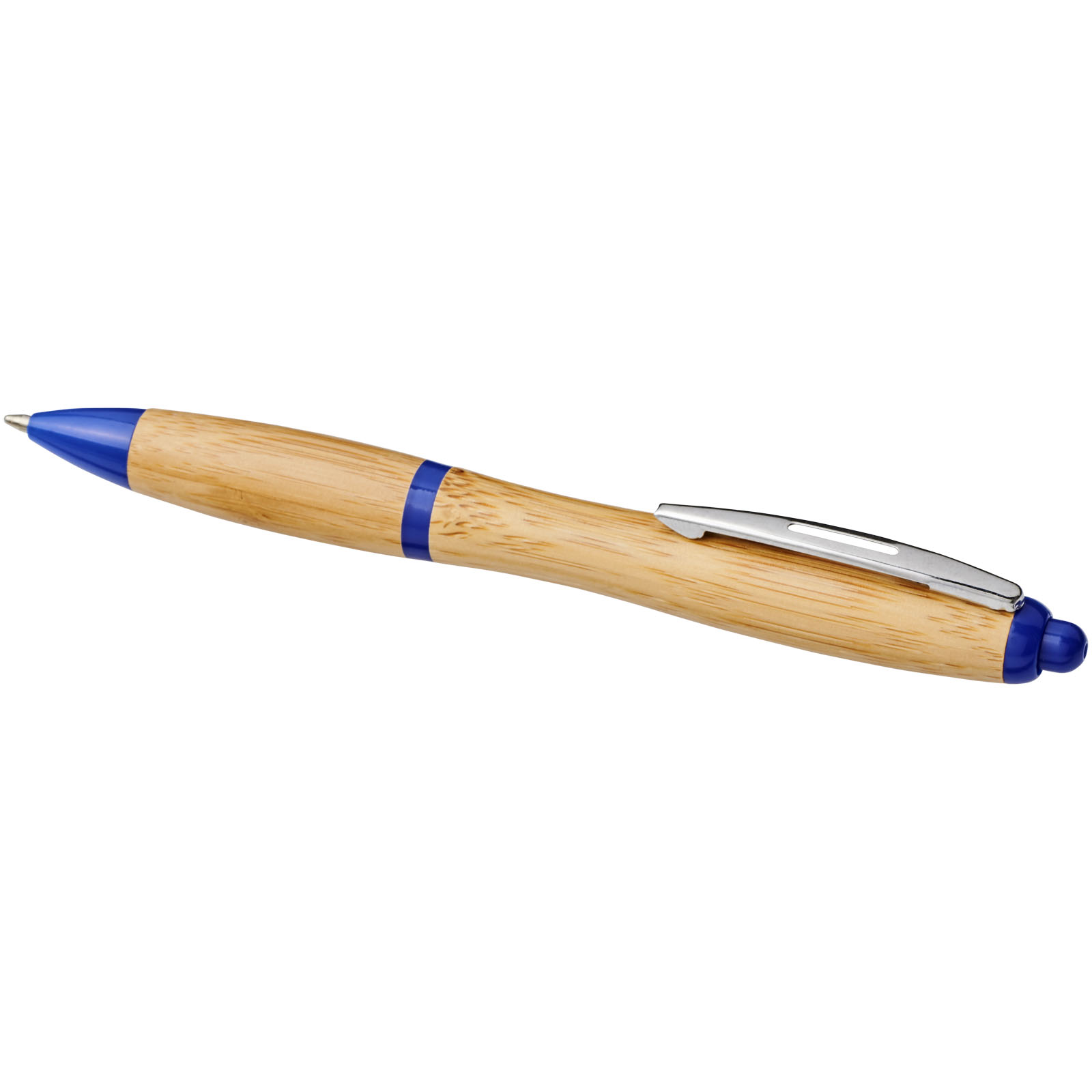 Stylo bille en bambou Nash (encre bleue)