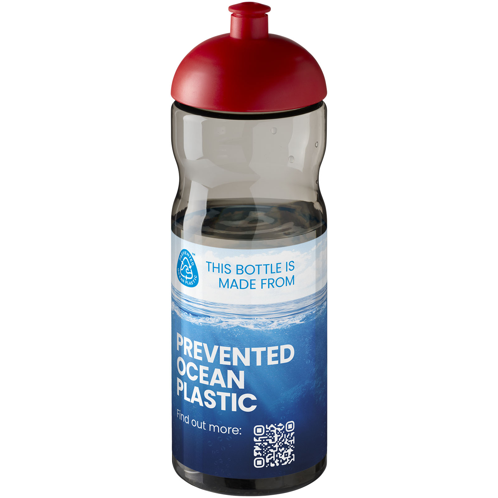 Bouteille de sport H2O Active® Eco Base 650ml avec couvercle dôme
