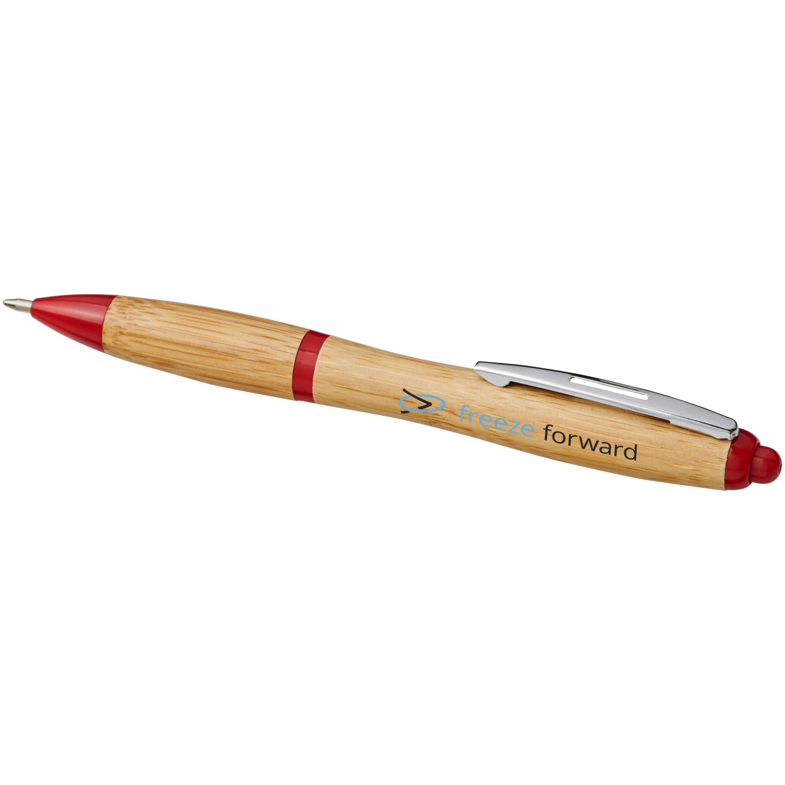 Stylo bille en bambou Nash (encre bleue)
