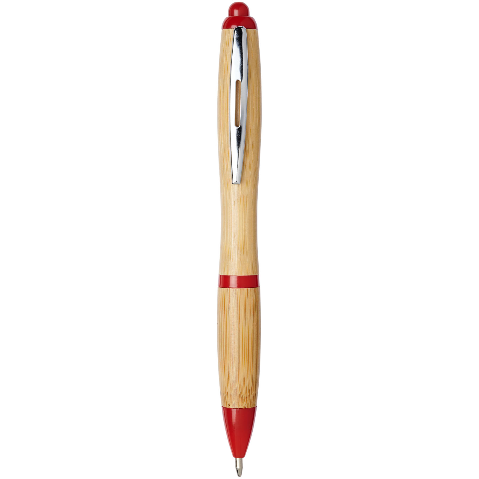 Stylo bille en bambou Nash (encre bleue)