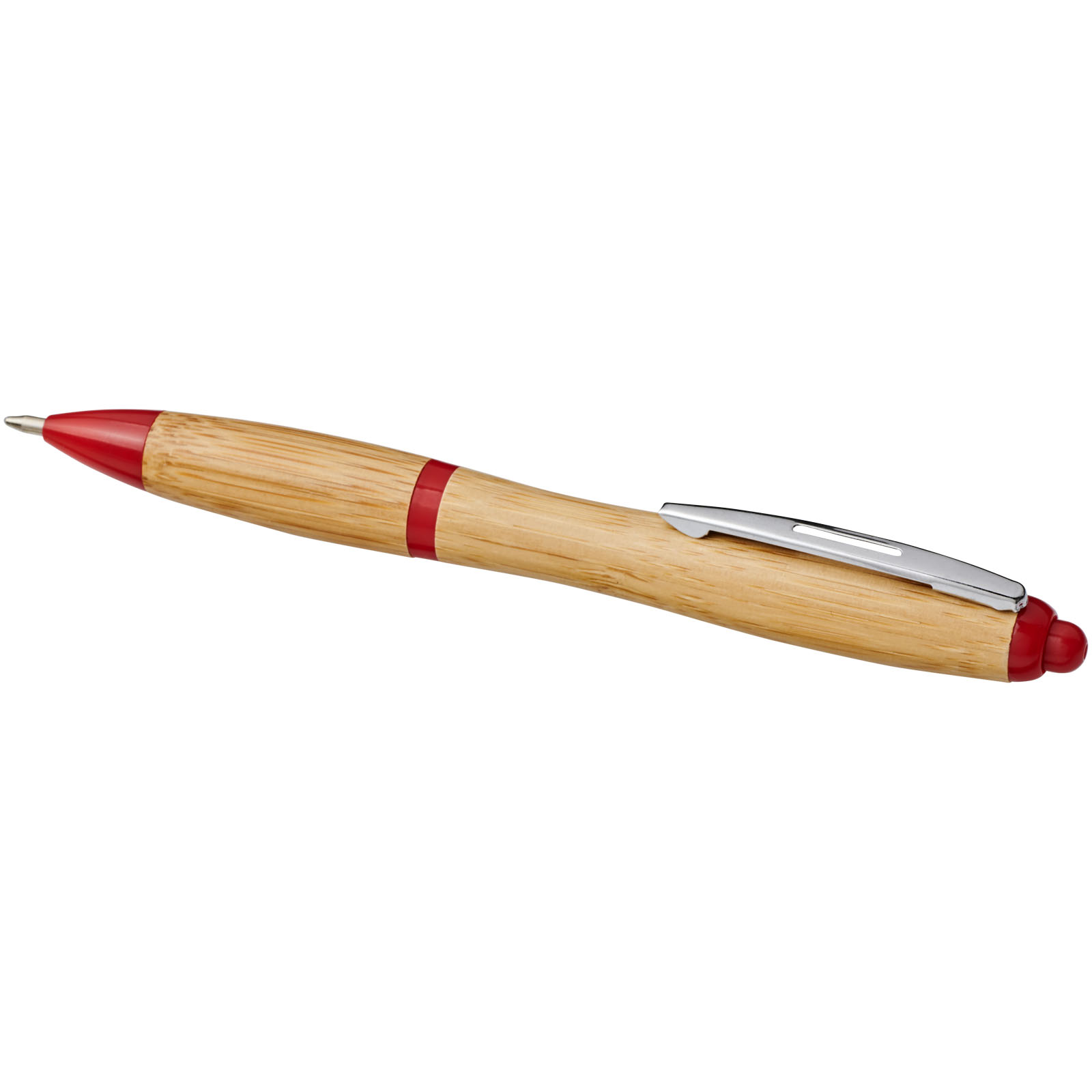 Stylo bille en bambou Nash (encre bleue)