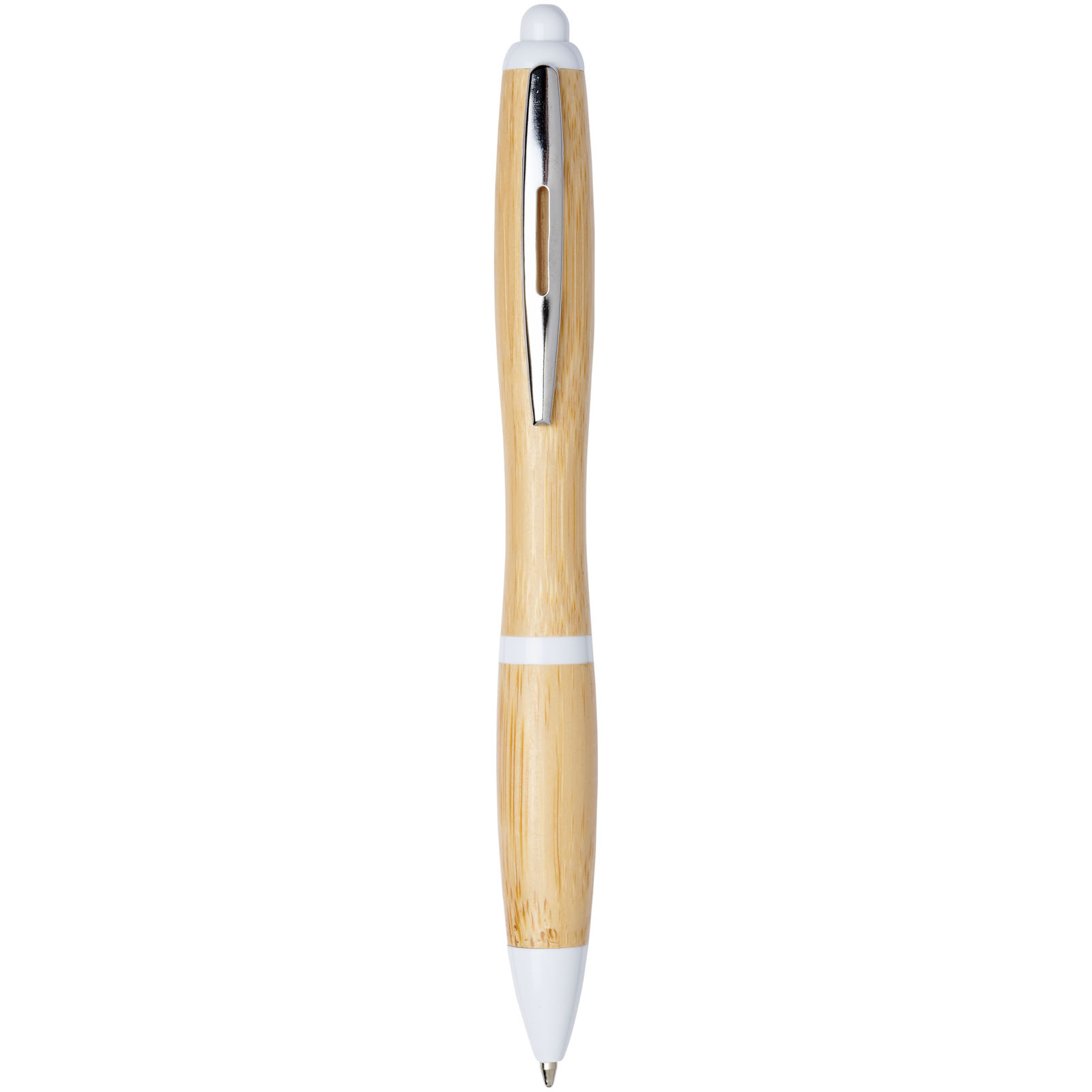 Stylo bille en bambou Nash (encre bleue)
