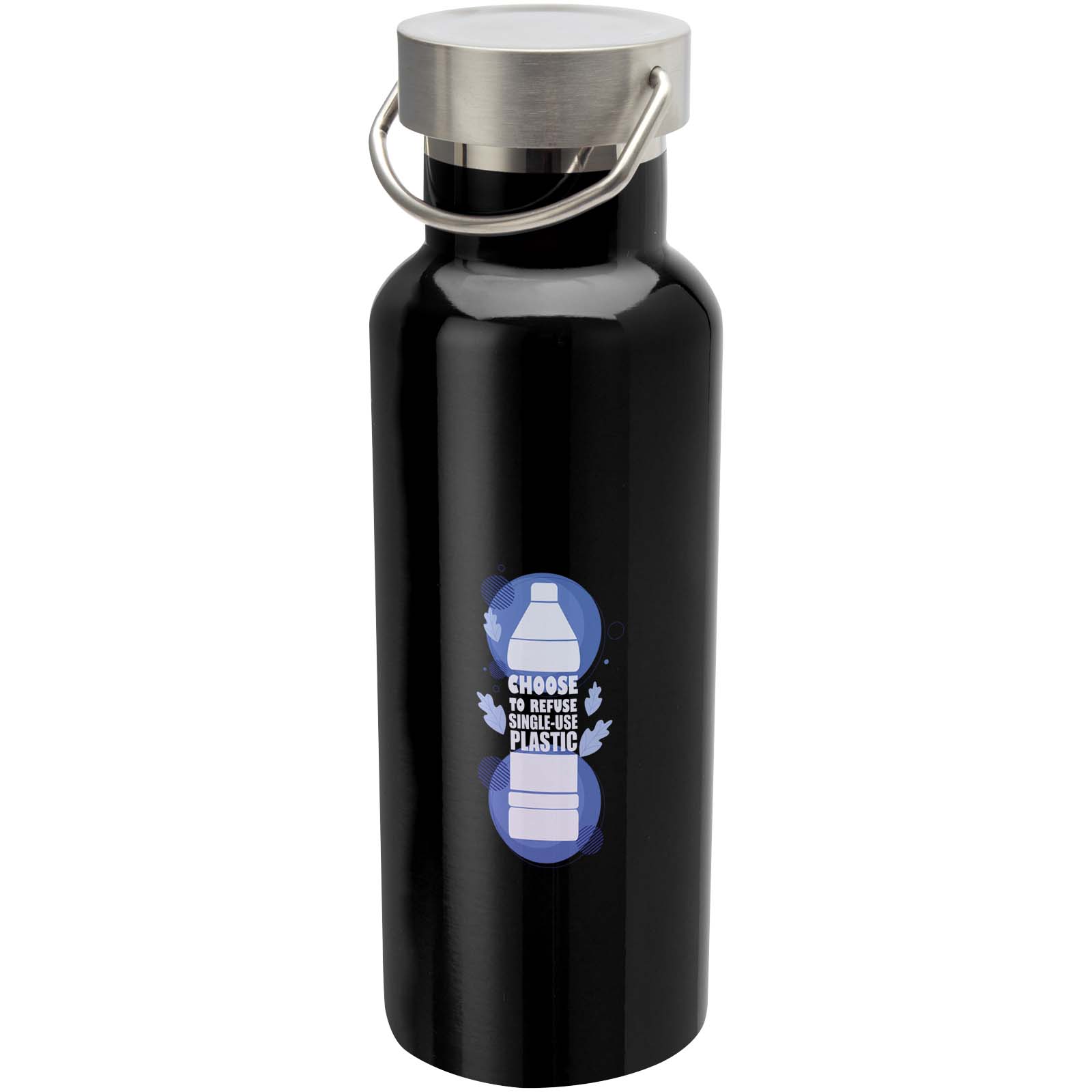 Bouteille d’eau Thor de 500 ml en acier inoxydable certifié RCS
