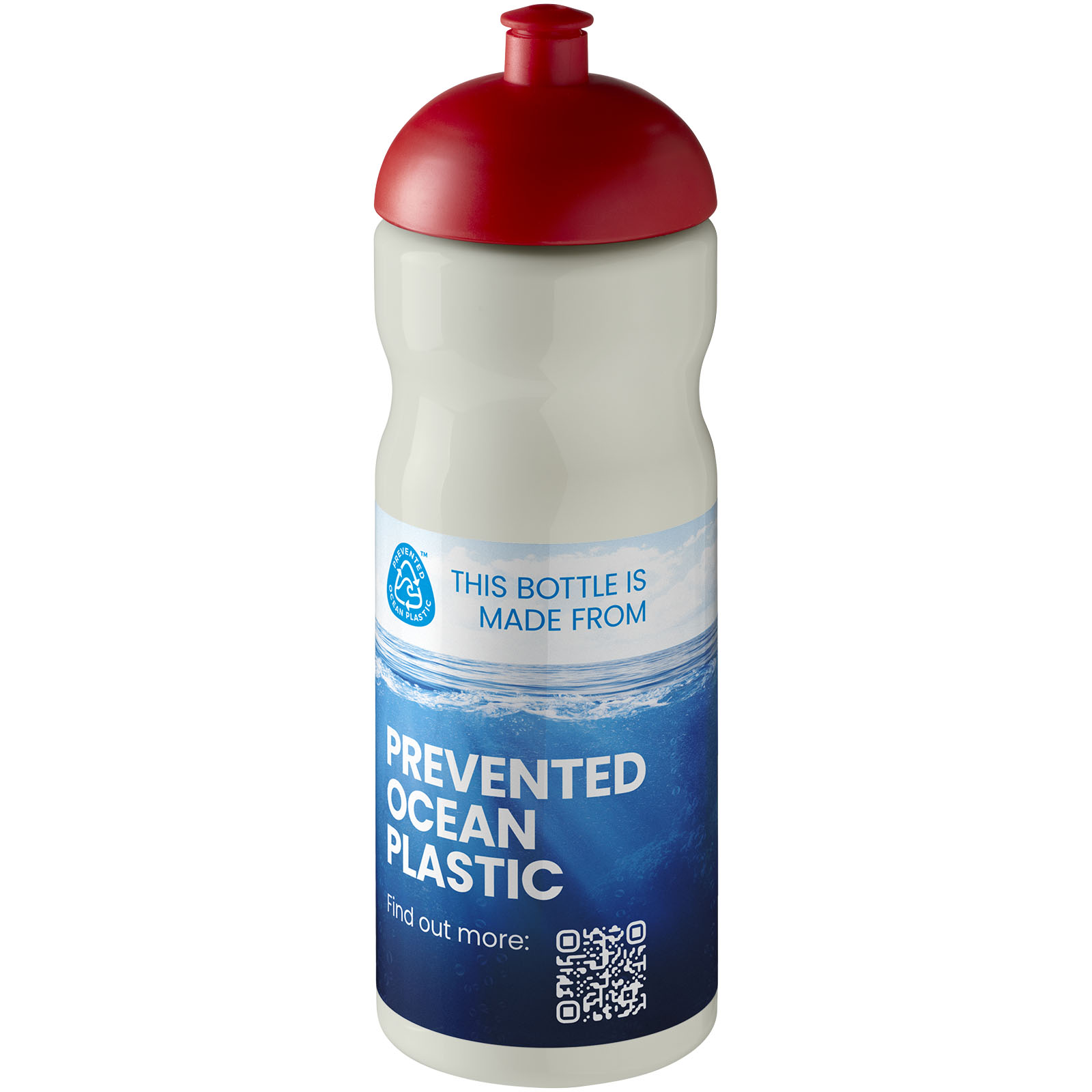 Bouteille de sport H2O Active® Eco Base 650ml avec couvercle dôme
