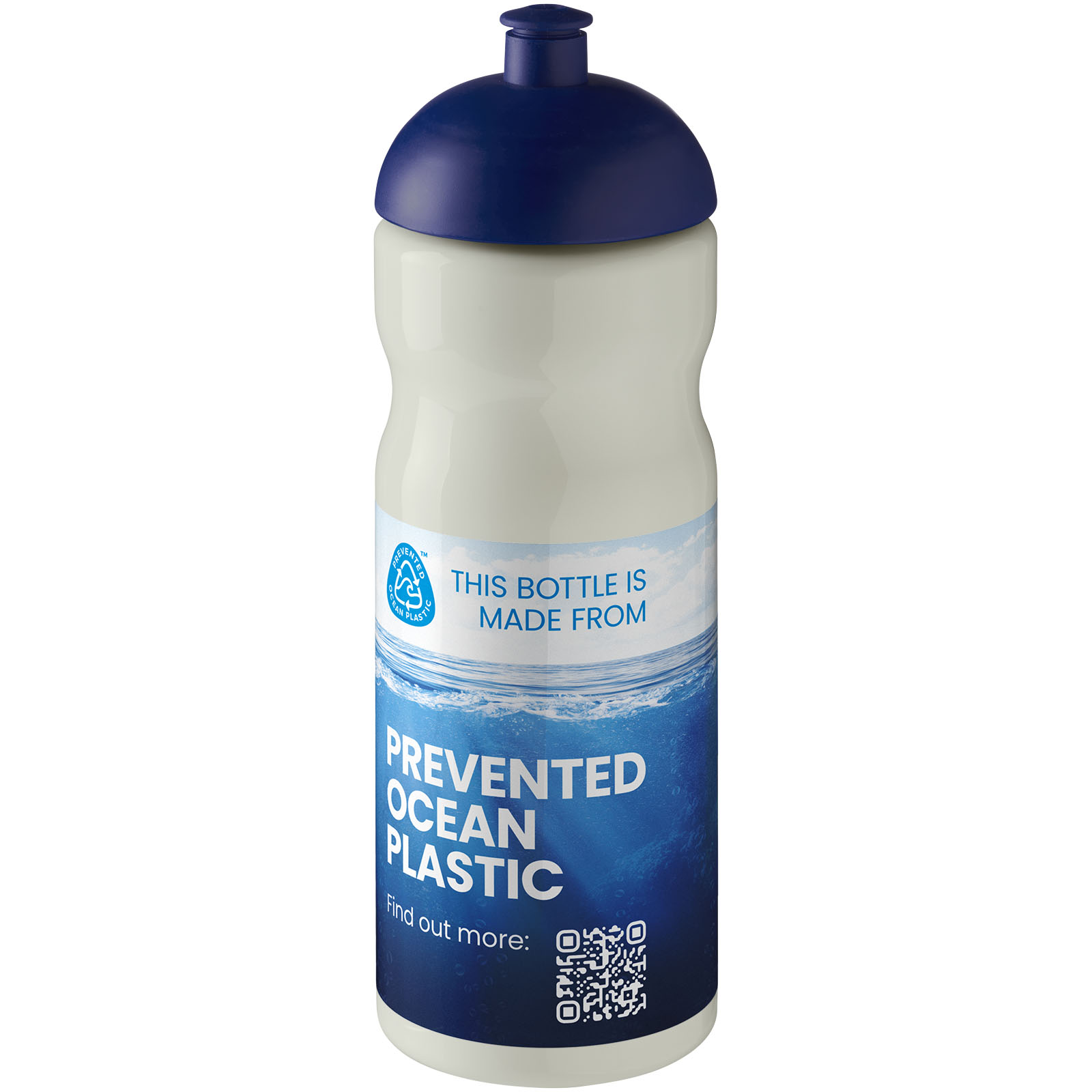Bouteille de sport H2O Active® Eco Base 650ml avec couvercle dôme