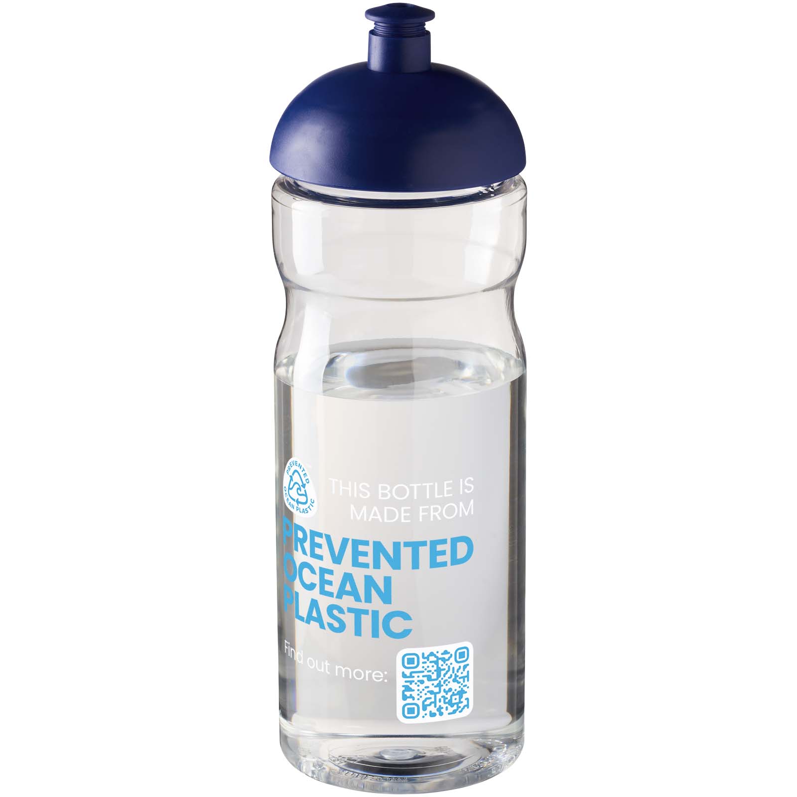 Bouteille de sport H2O Active® Eco Base 650ml avec couvercle dôme