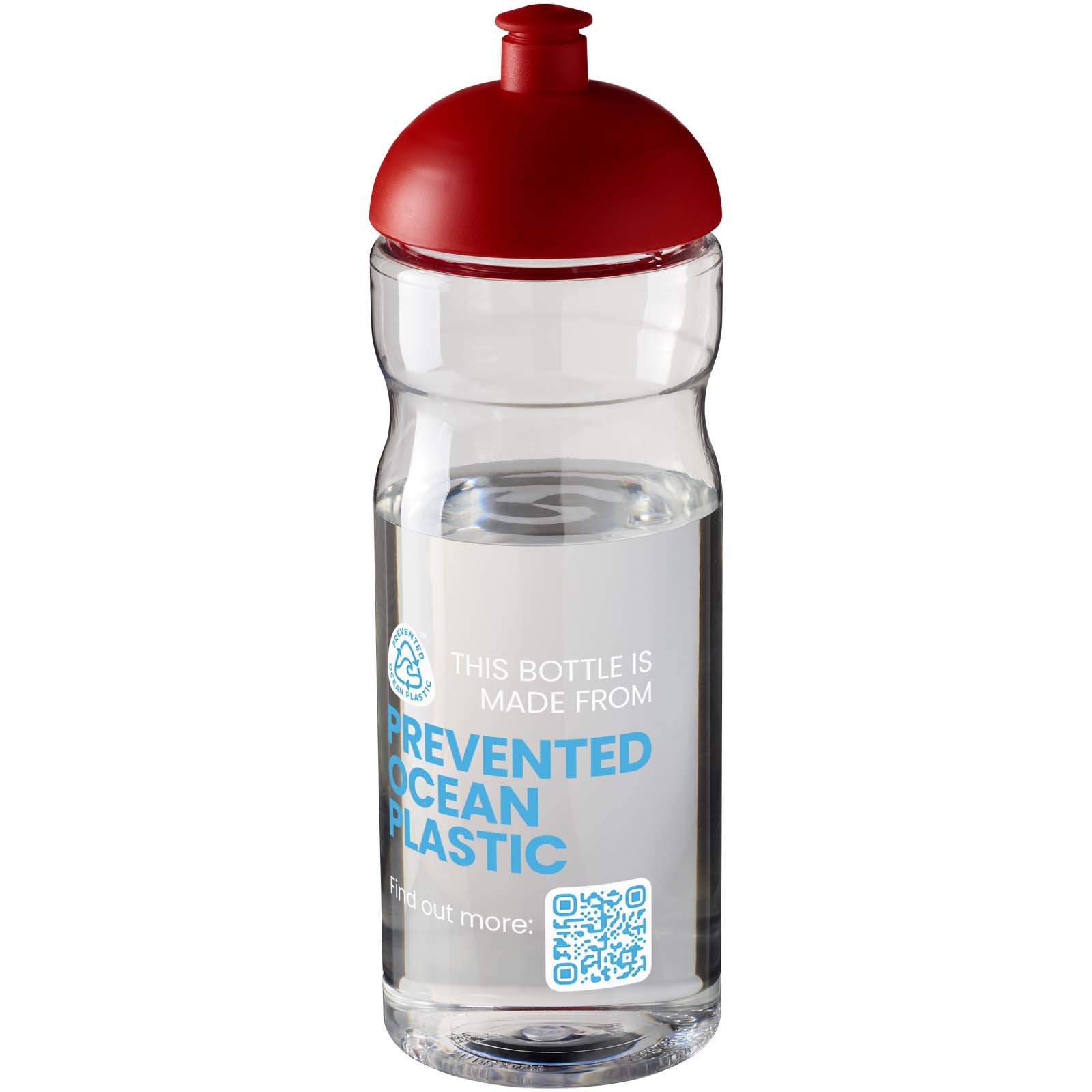 Bouteille de sport H2O Active® Eco Base 650ml avec couvercle dôme