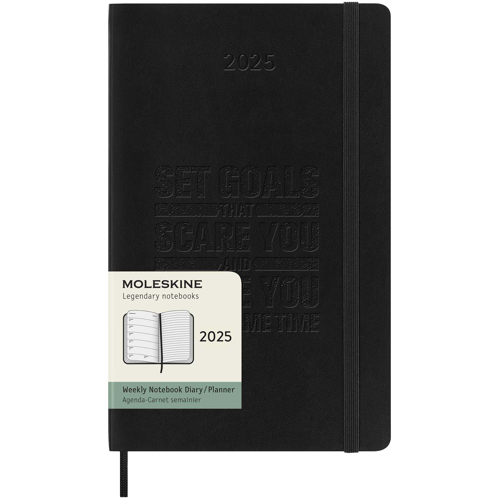 Agenda L 12 mois Moleskine à couverture souple