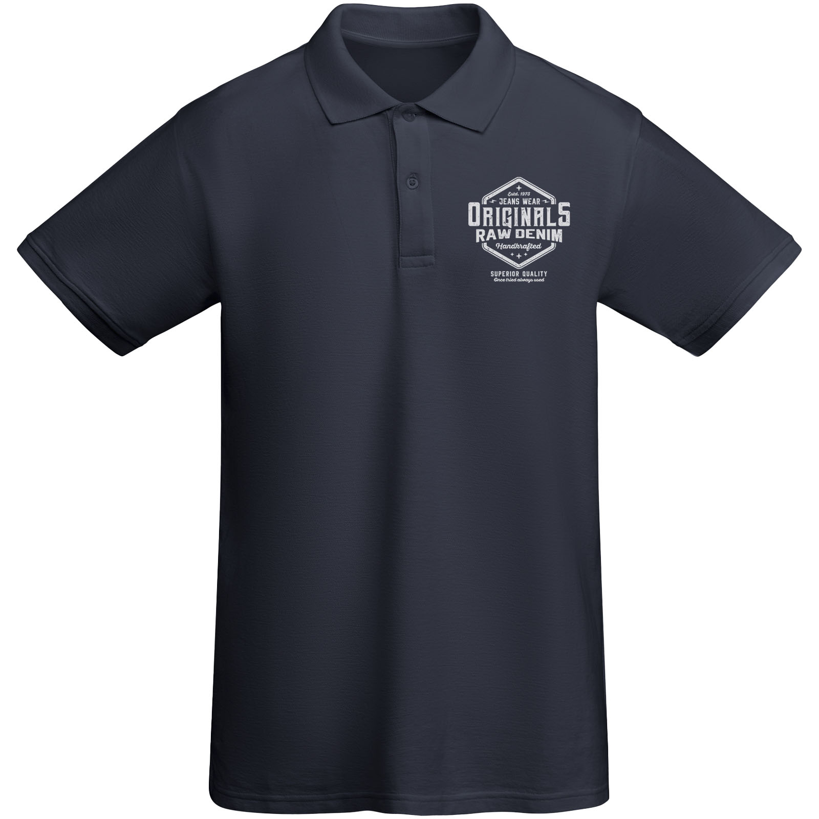Roly Polo de 210 g/m² Prince en coton organique à manches courtes pour homme