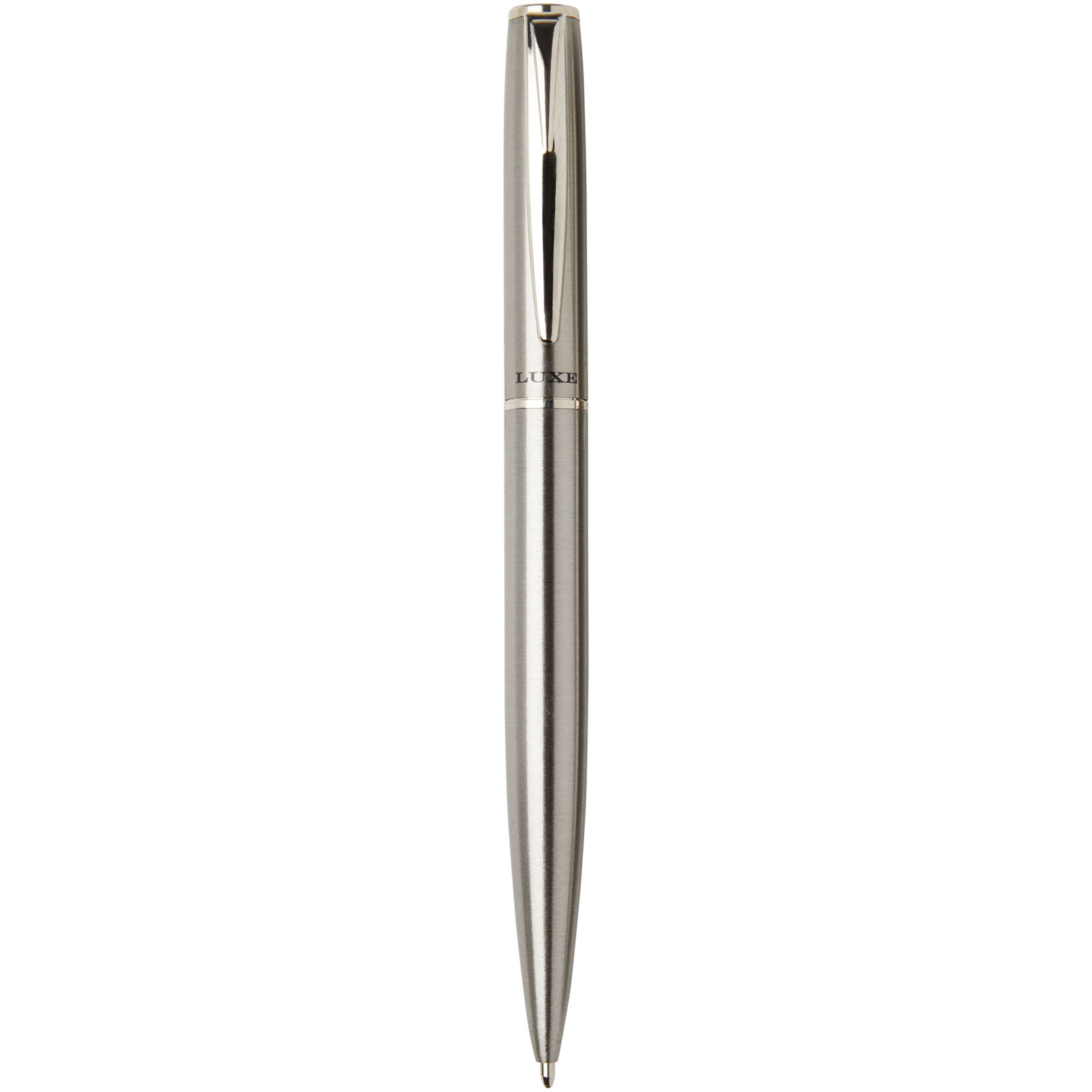 Luxe Ensemble de stylo bille et stylo roller Didimis en acier inoxydable recyclé (encre noire)