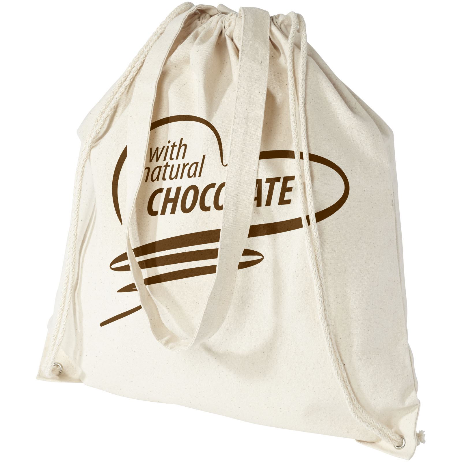 Sac à dos en coton 240 g/m² avec cordon de serrage Eliza 6L