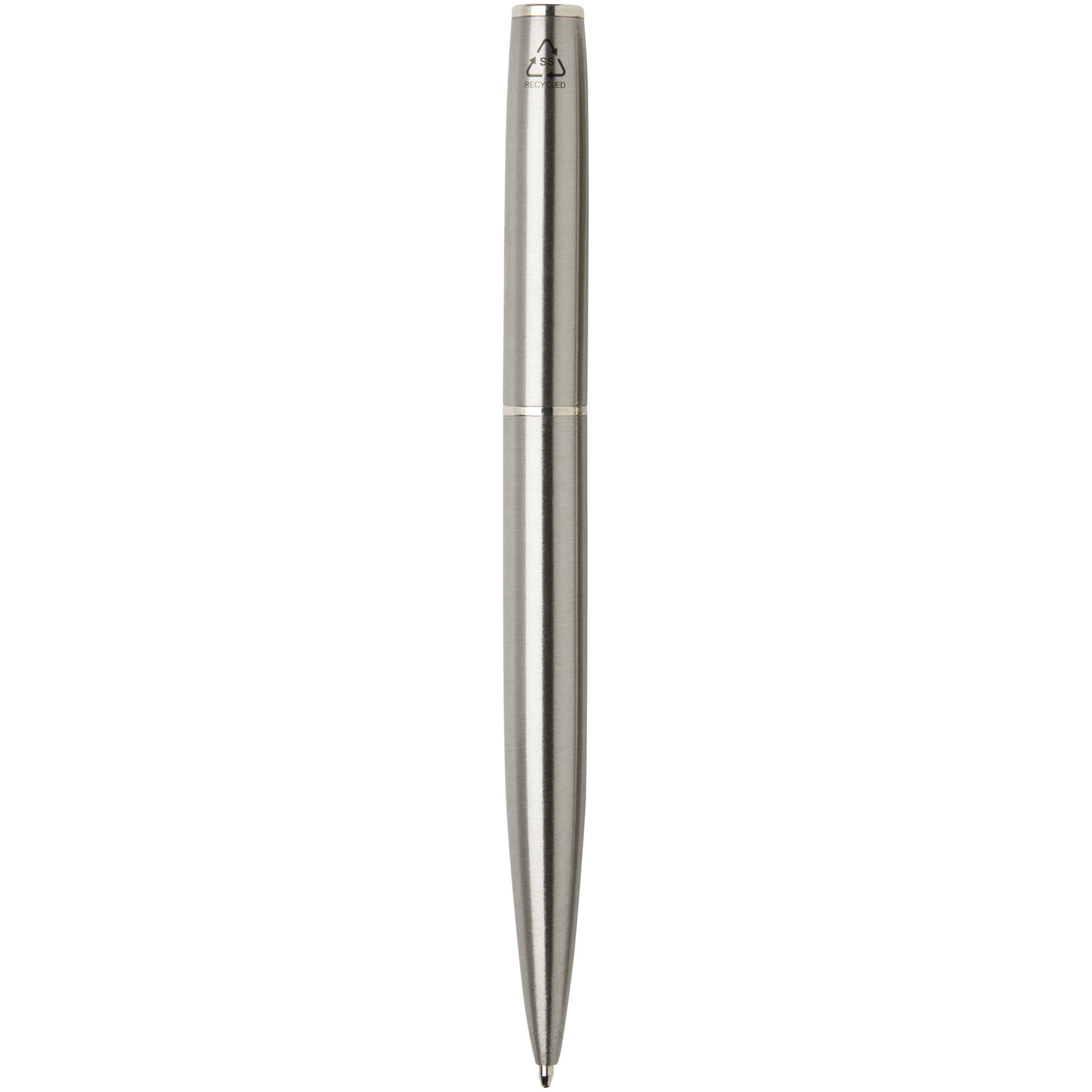 Luxe Ensemble de stylo bille et stylo roller Didimis en acier inoxydable recyclé (encre noire)