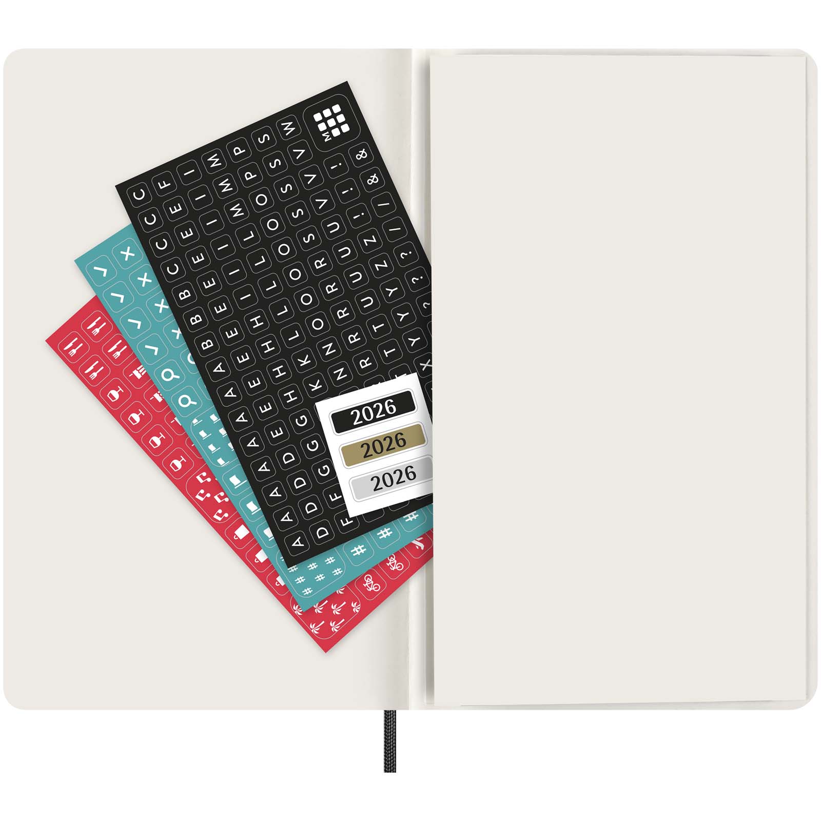 Agenda L 12 mois Moleskine à couverture souple