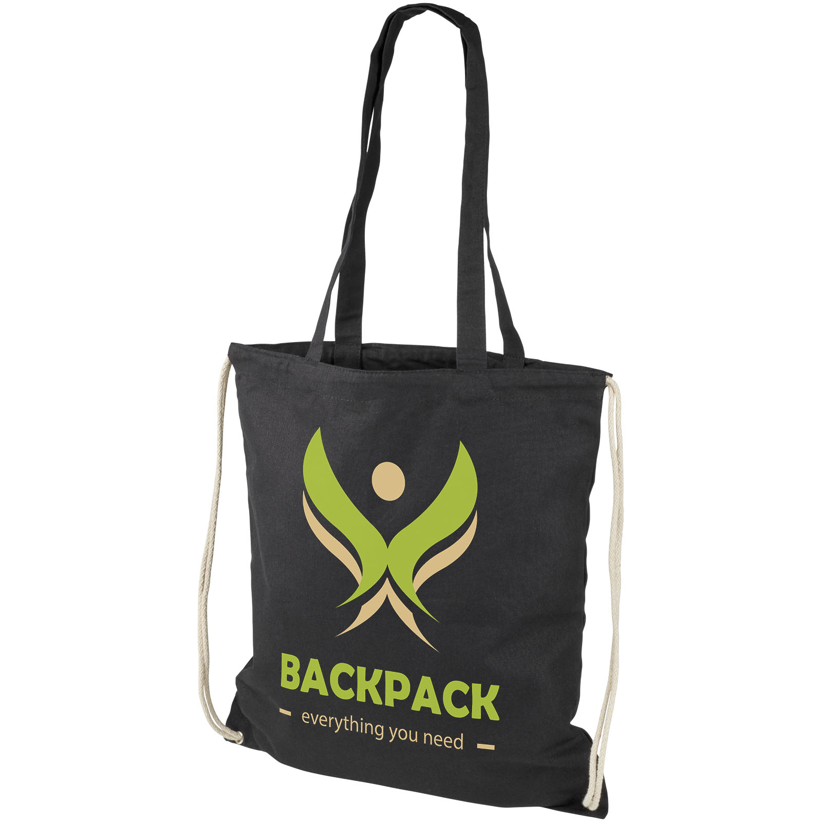 Sac à dos en coton 240 g/m² avec cordon de serrage Eliza 6L