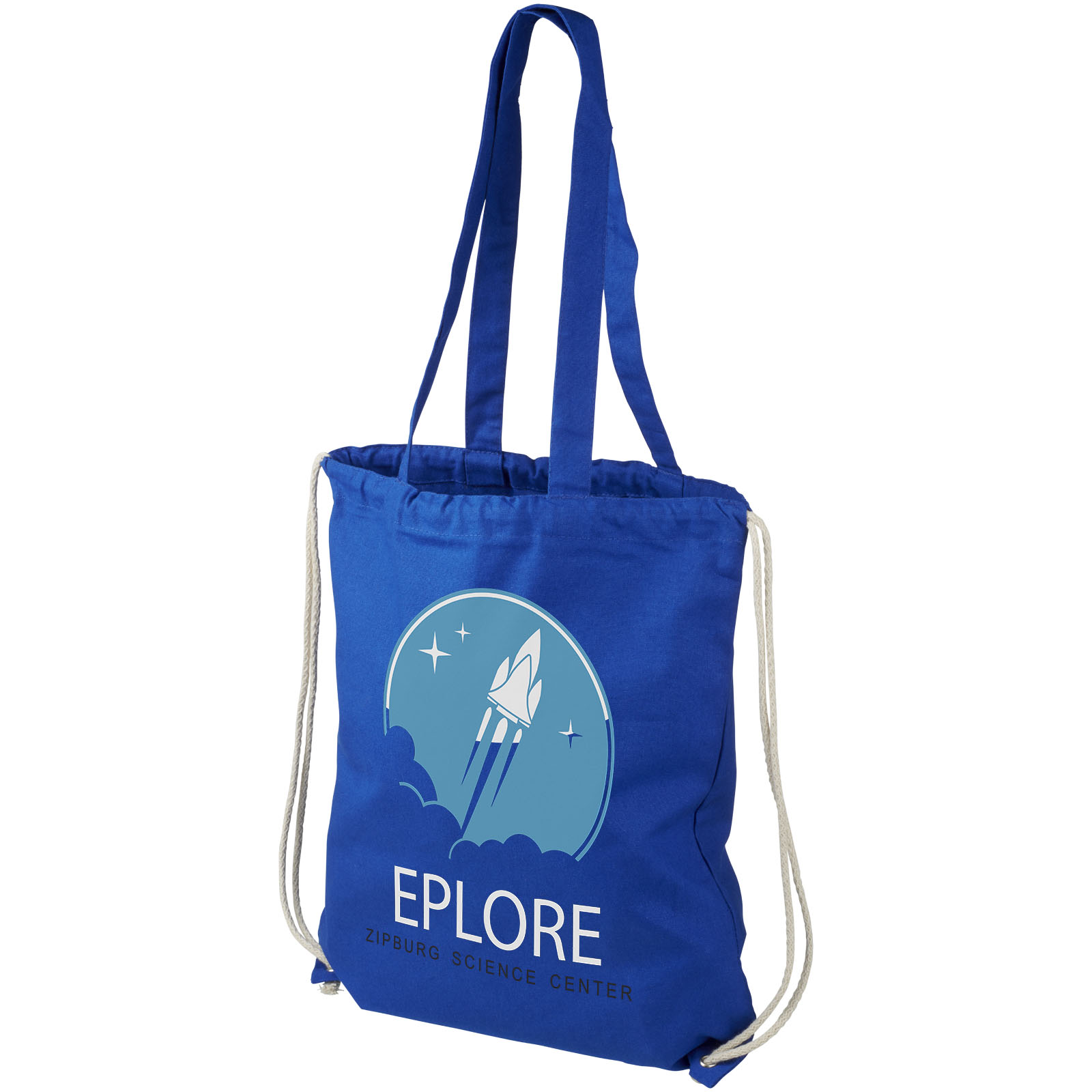 Sac à dos en coton 240 g/m² avec cordon de serrage Eliza 6L