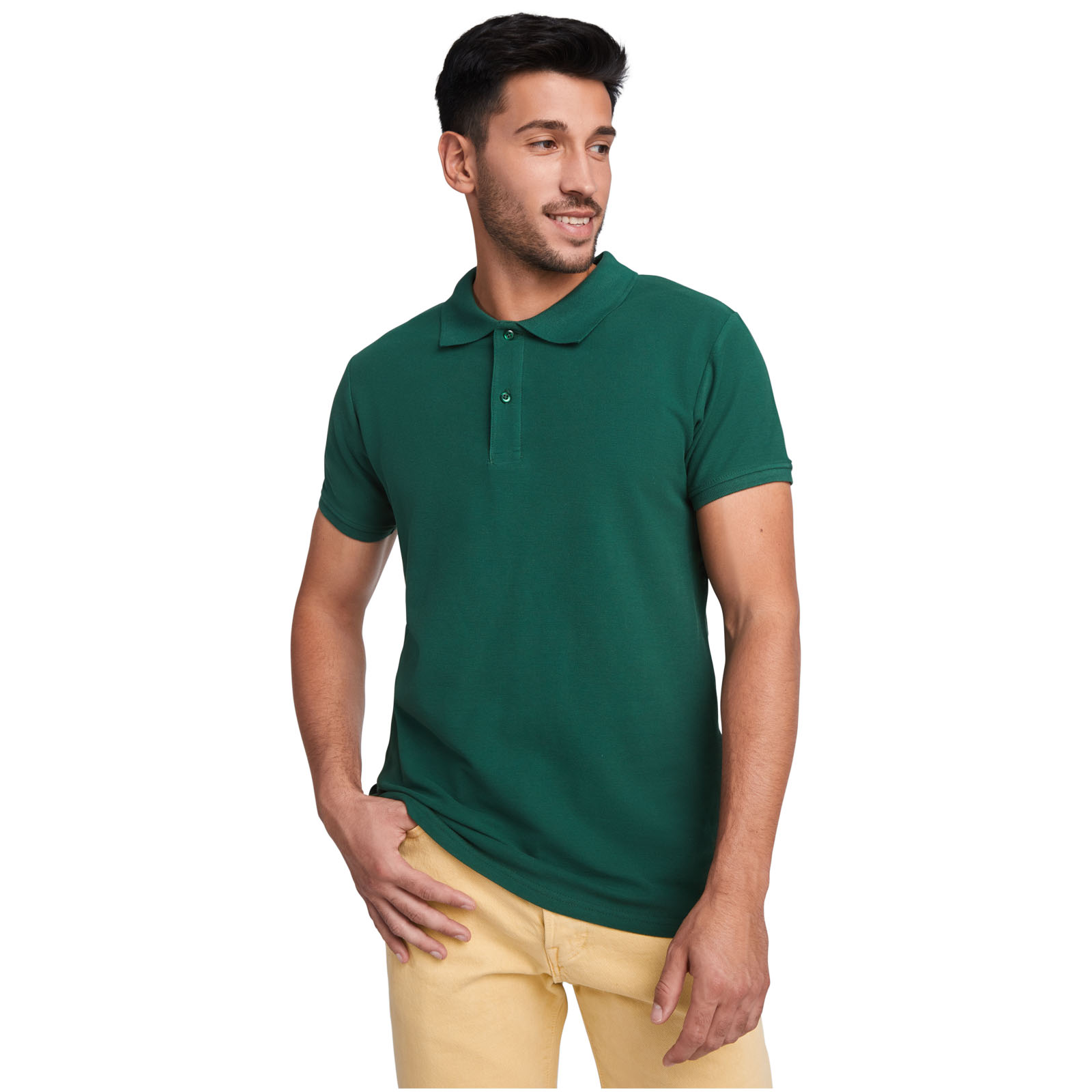Roly Polo de 210 g/m² Prince en coton organique à manches courtes pour homme