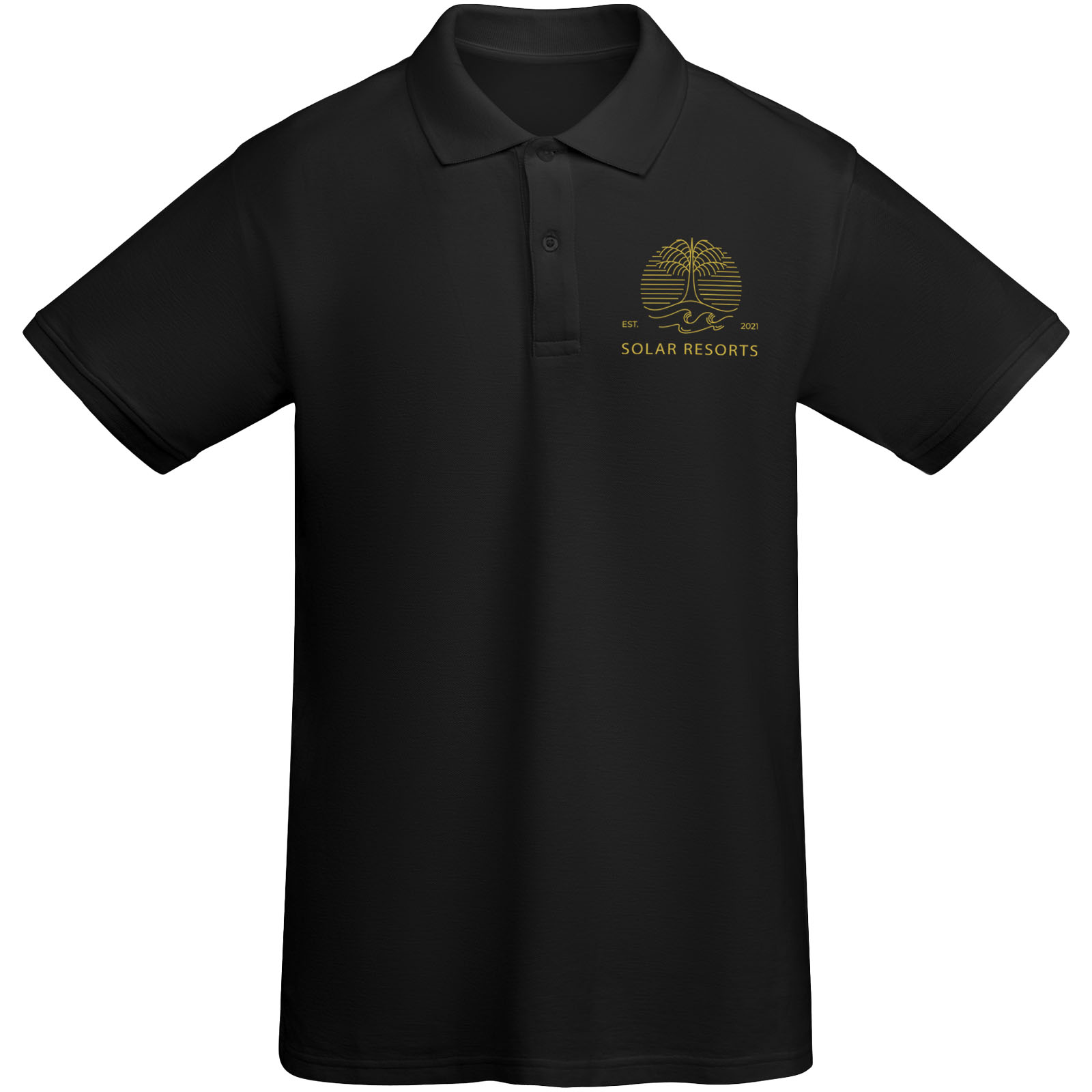 Roly Polo de 210 g/m² Prince en coton organique à manches courtes pour homme