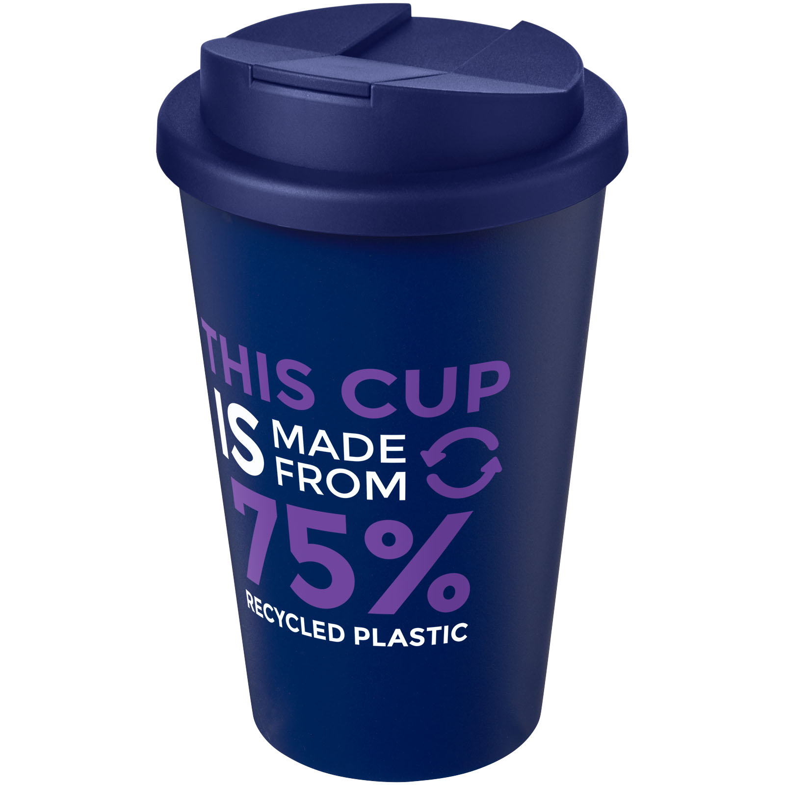 Gobelet Americano® Eco recyclé de 350ml avec couvercle anti-déversement