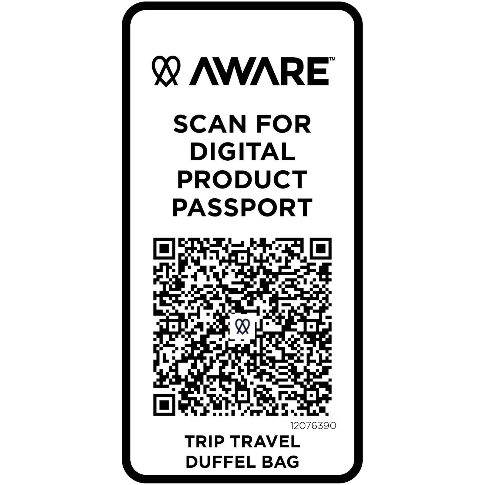 Sac de voyage Trip Aware™ de 42 L en matériaux recyclés