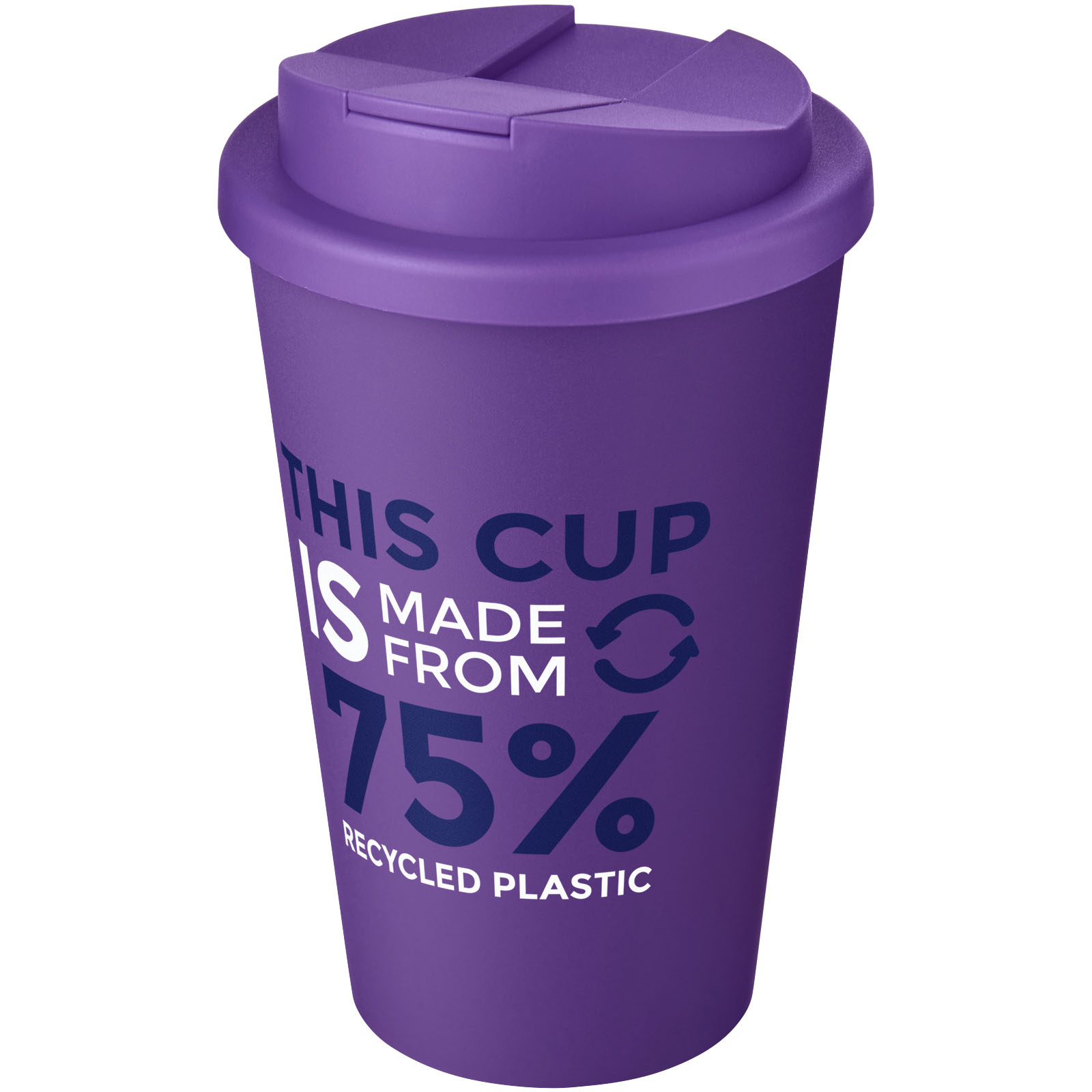 Gobelet Americano® Eco recyclé de 350ml avec couvercle anti-déversement