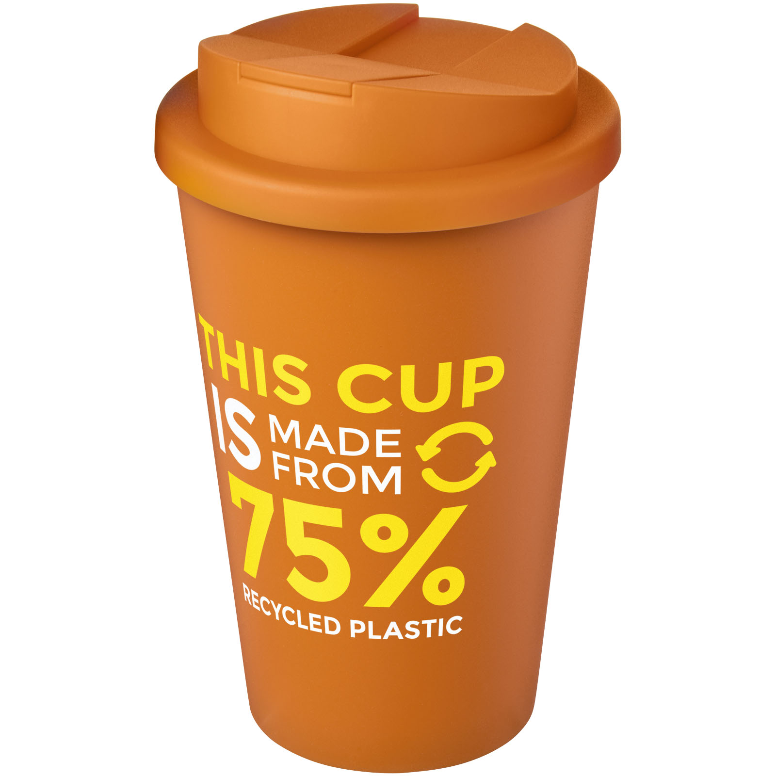 Gobelet Americano® Eco recyclé de 350ml avec couvercle anti-déversement