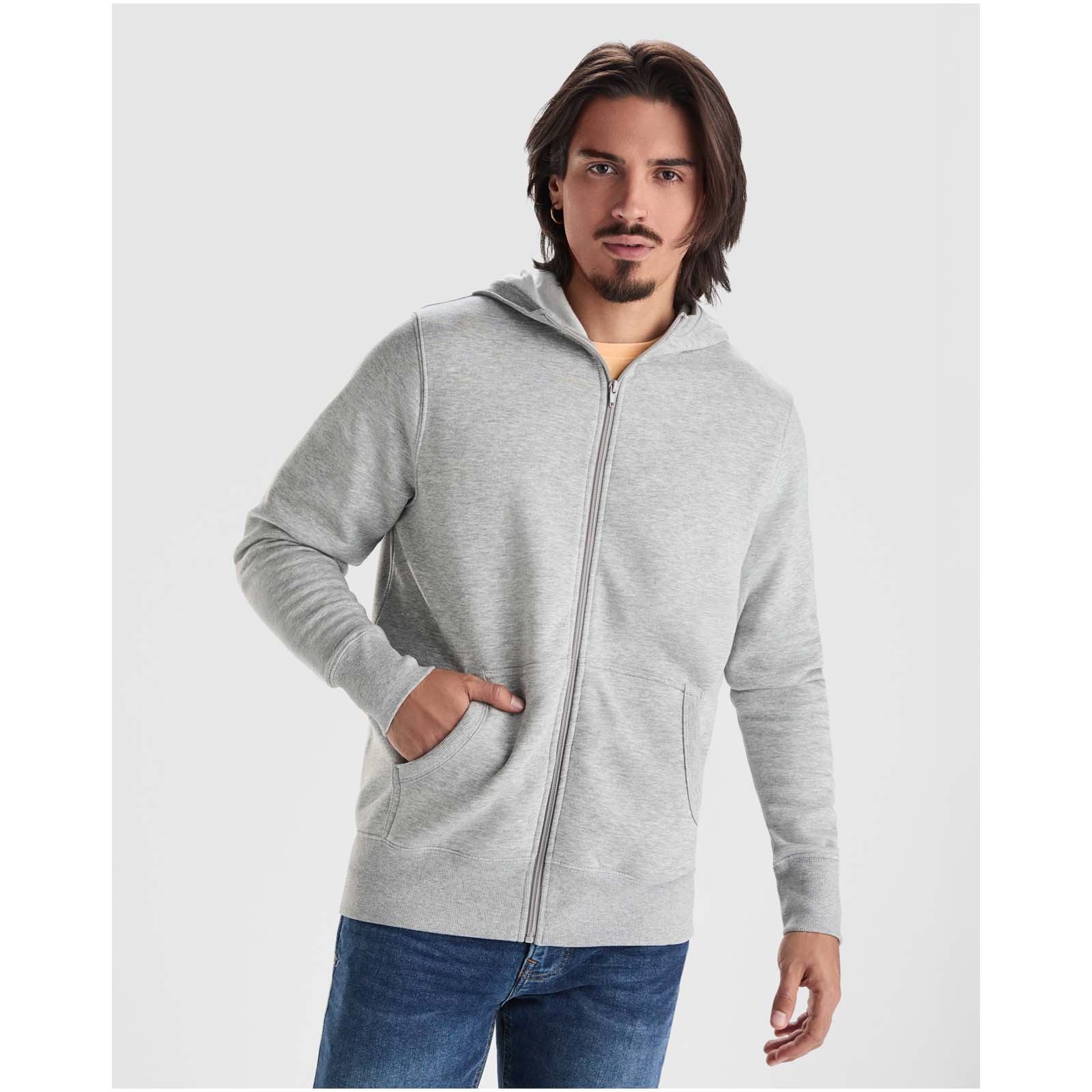 Roly Sweat zippé à capuche de 280 g/m² Montblanc unisexe