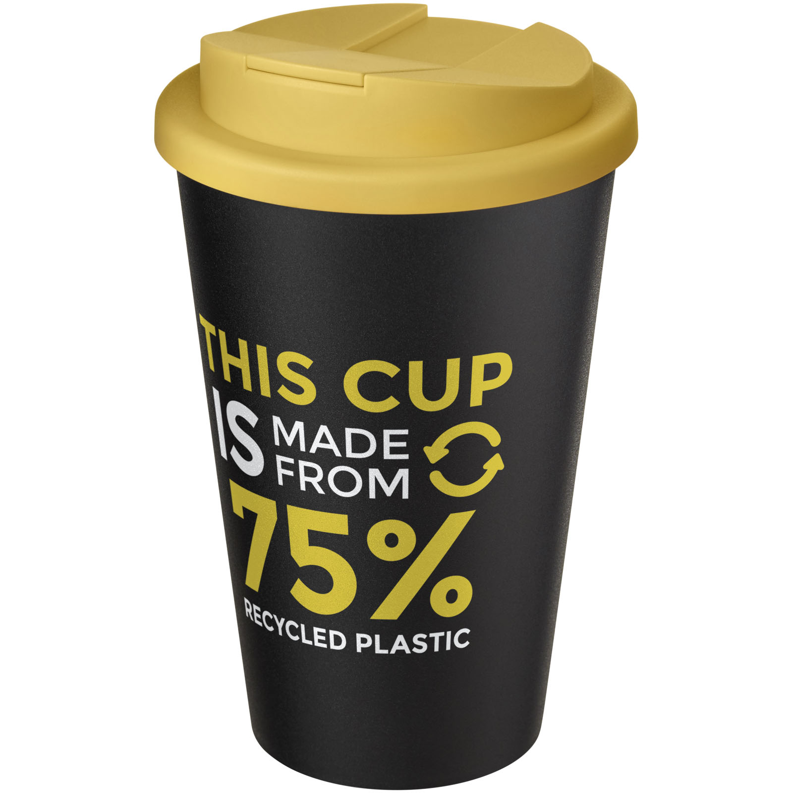 Gobelet Americano® Eco recyclé de 350ml avec couvercle anti-déversement