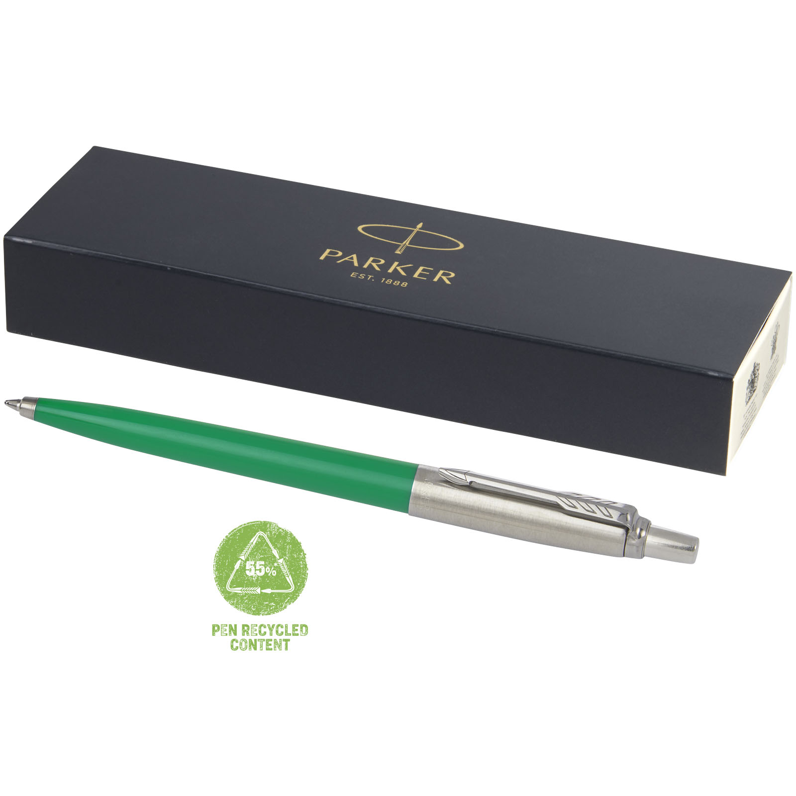 Stylo bille Parker Jotter recyclé (encre noire)