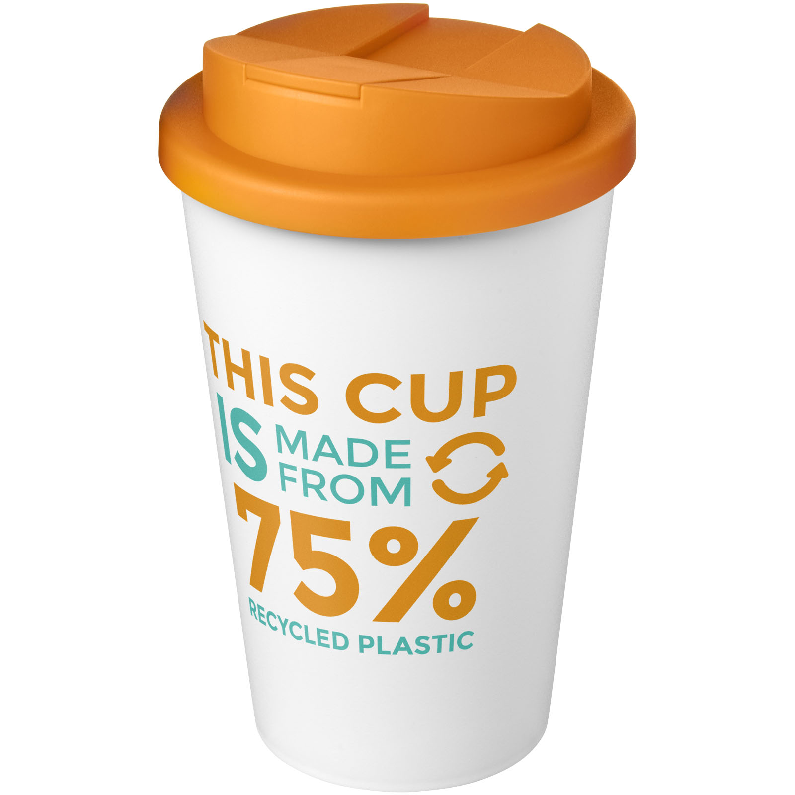 Gobelet Americano® Eco recyclé de 350ml avec couvercle anti-déversement