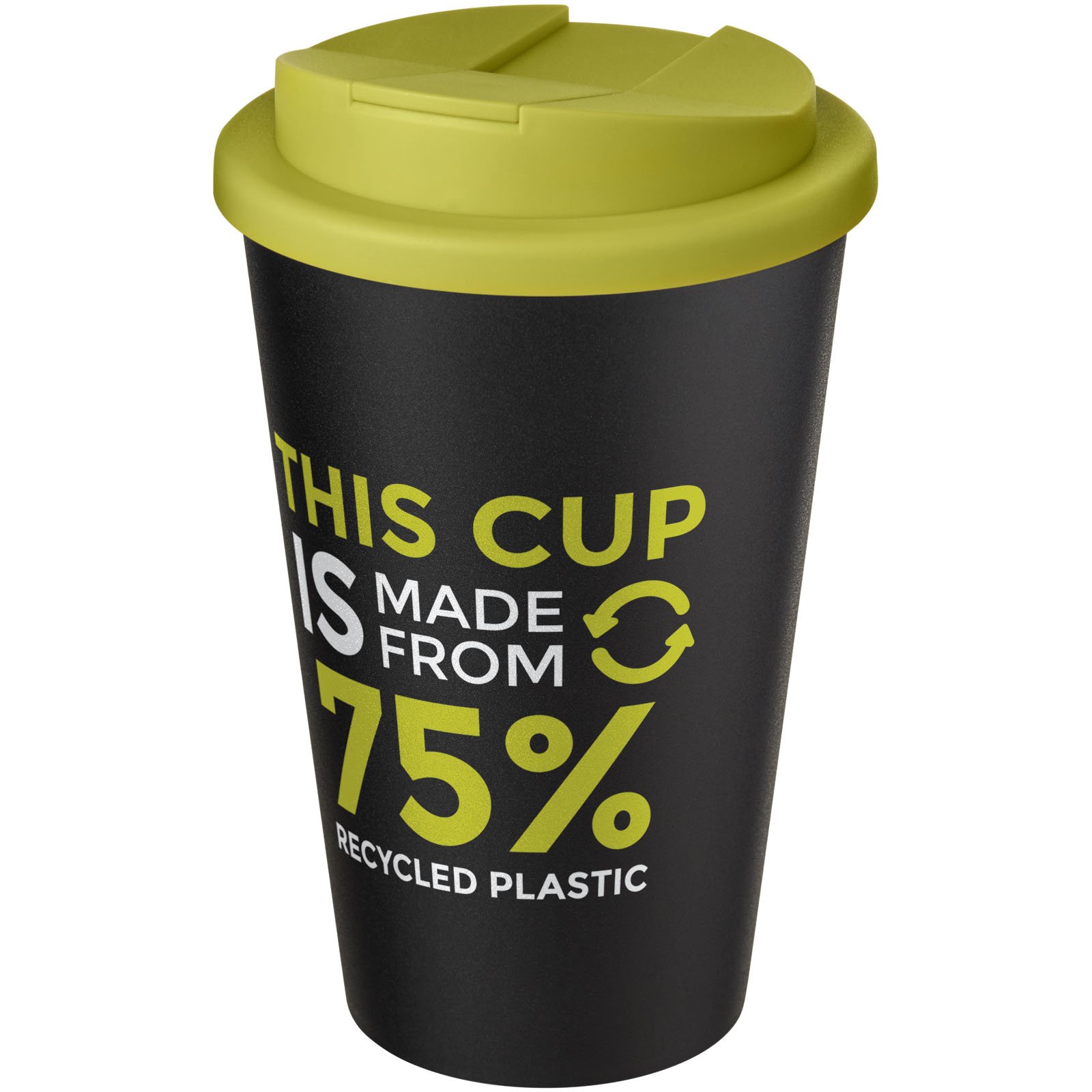 Gobelet Americano® Eco recyclé de 350ml avec couvercle anti-déversement