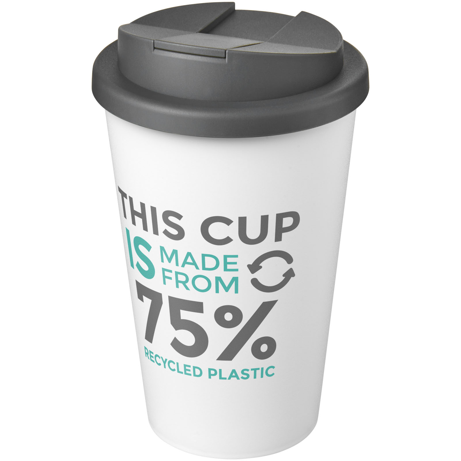 Gobelet Americano® Eco recyclé de 350ml avec couvercle anti-déversement
