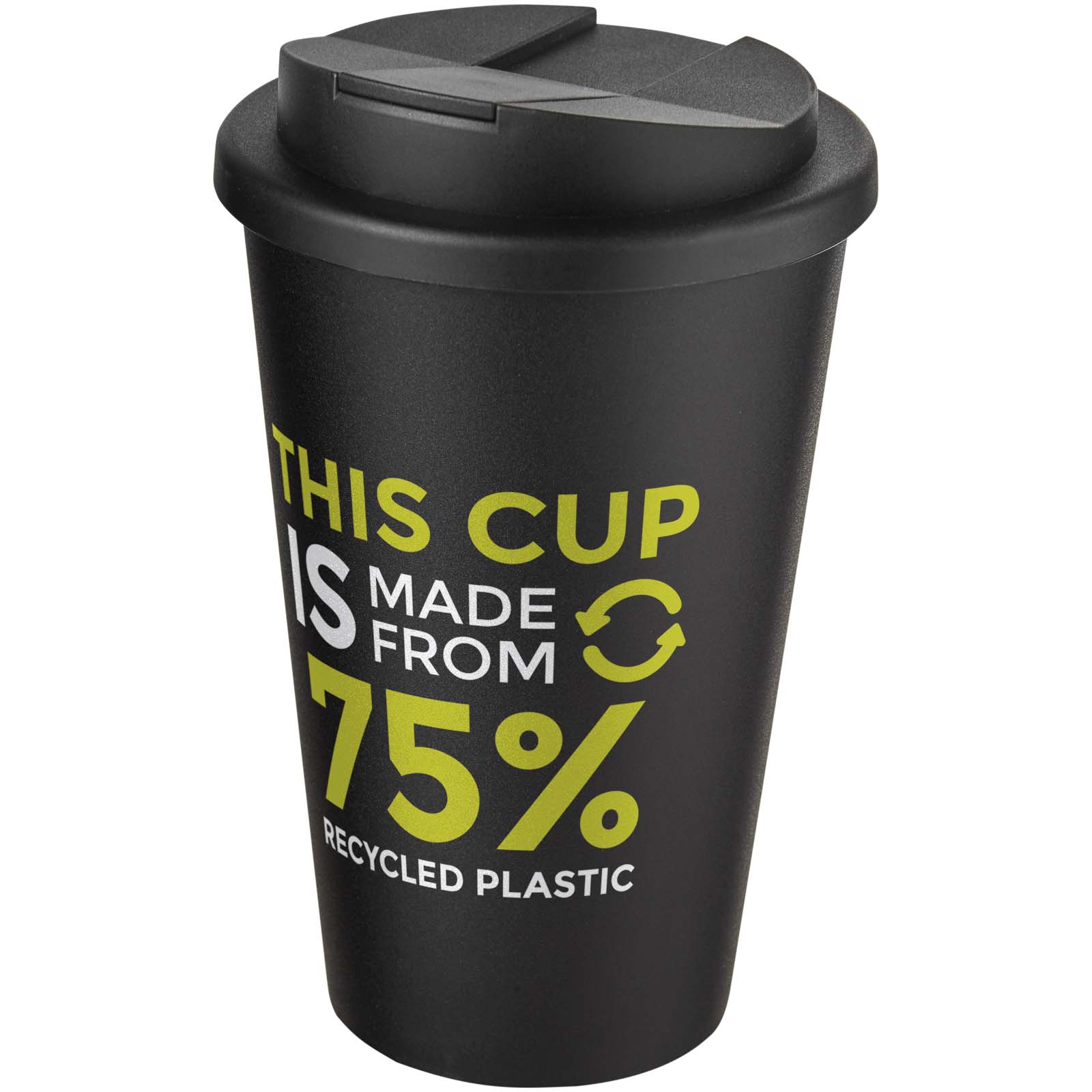 Gobelet Americano® Eco recyclé de 350ml avec couvercle anti-déversement