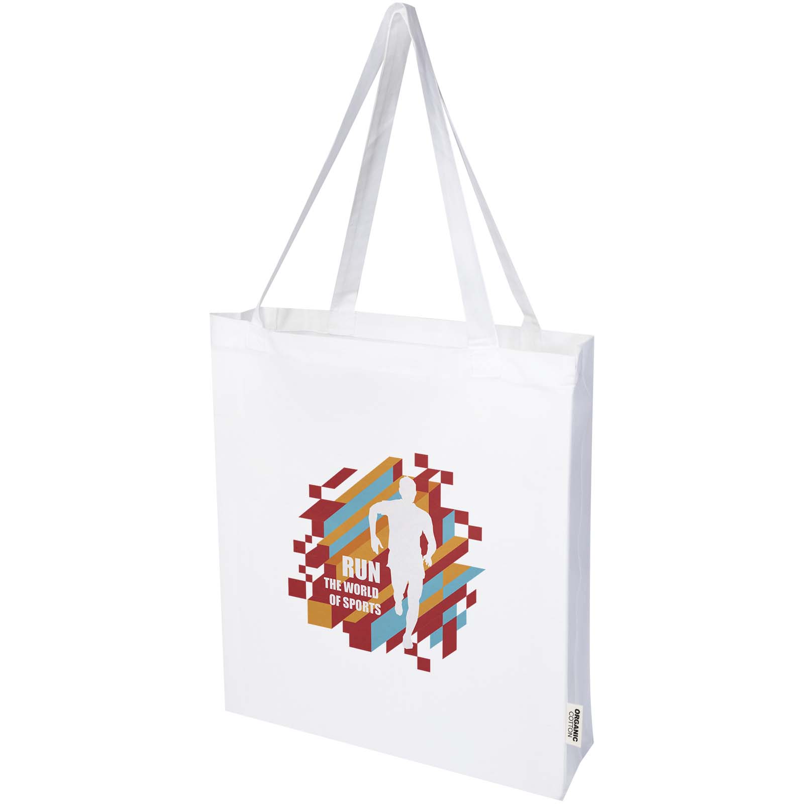 Sac shopping à soufflets Odisha bio OCS 180 g/m2 de 14 L