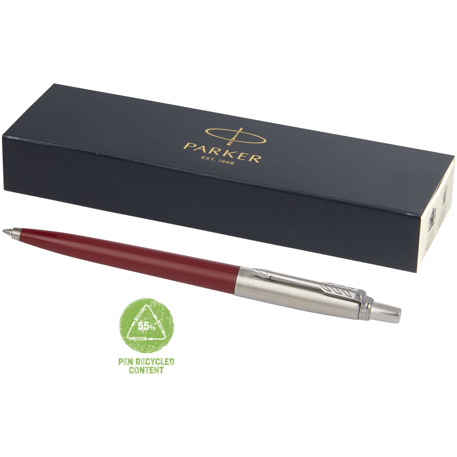 Stylo bille Parker Jotter recyclé (encre bleue)