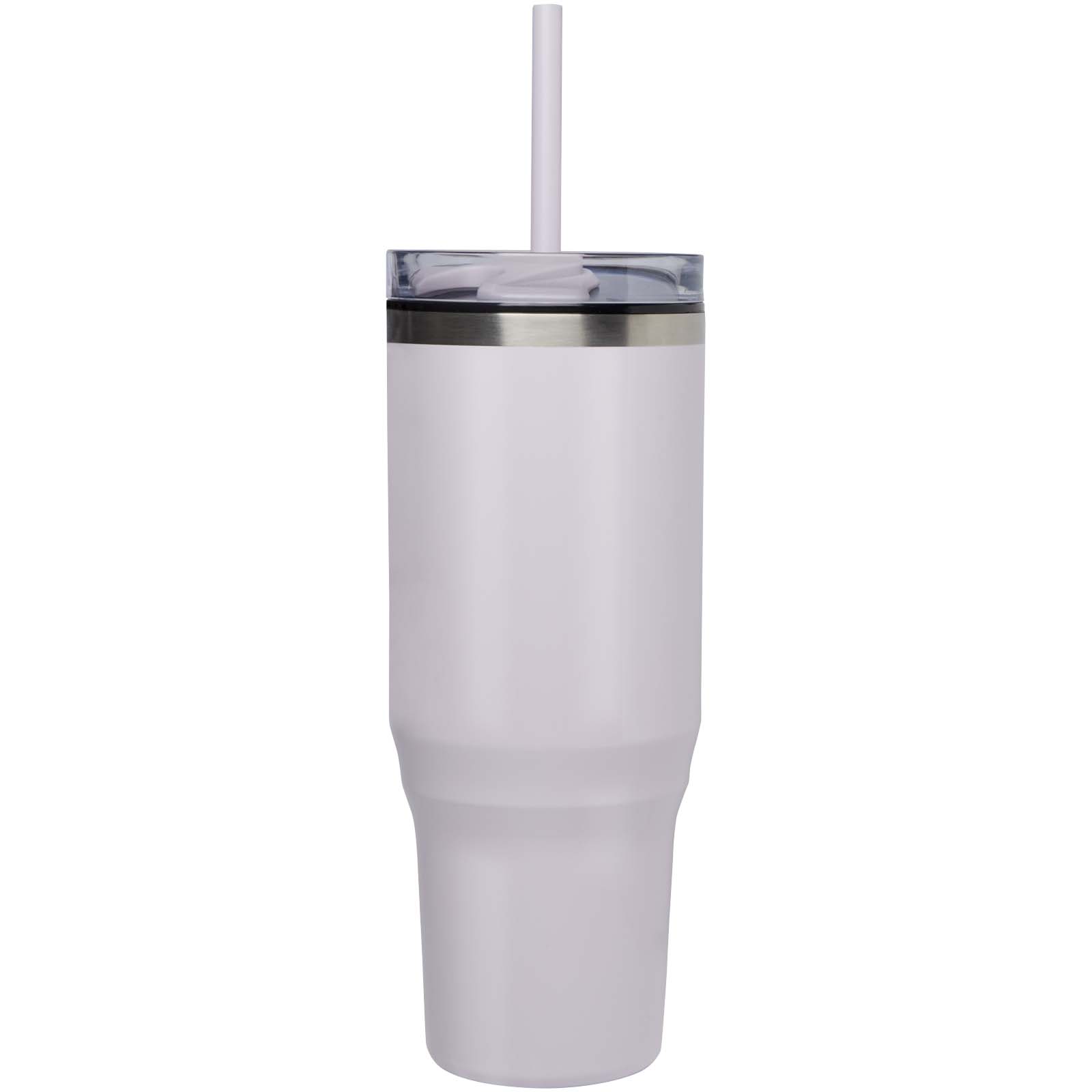 Mug isotherme Melbourne 1200 ml certifié RCS avec paille