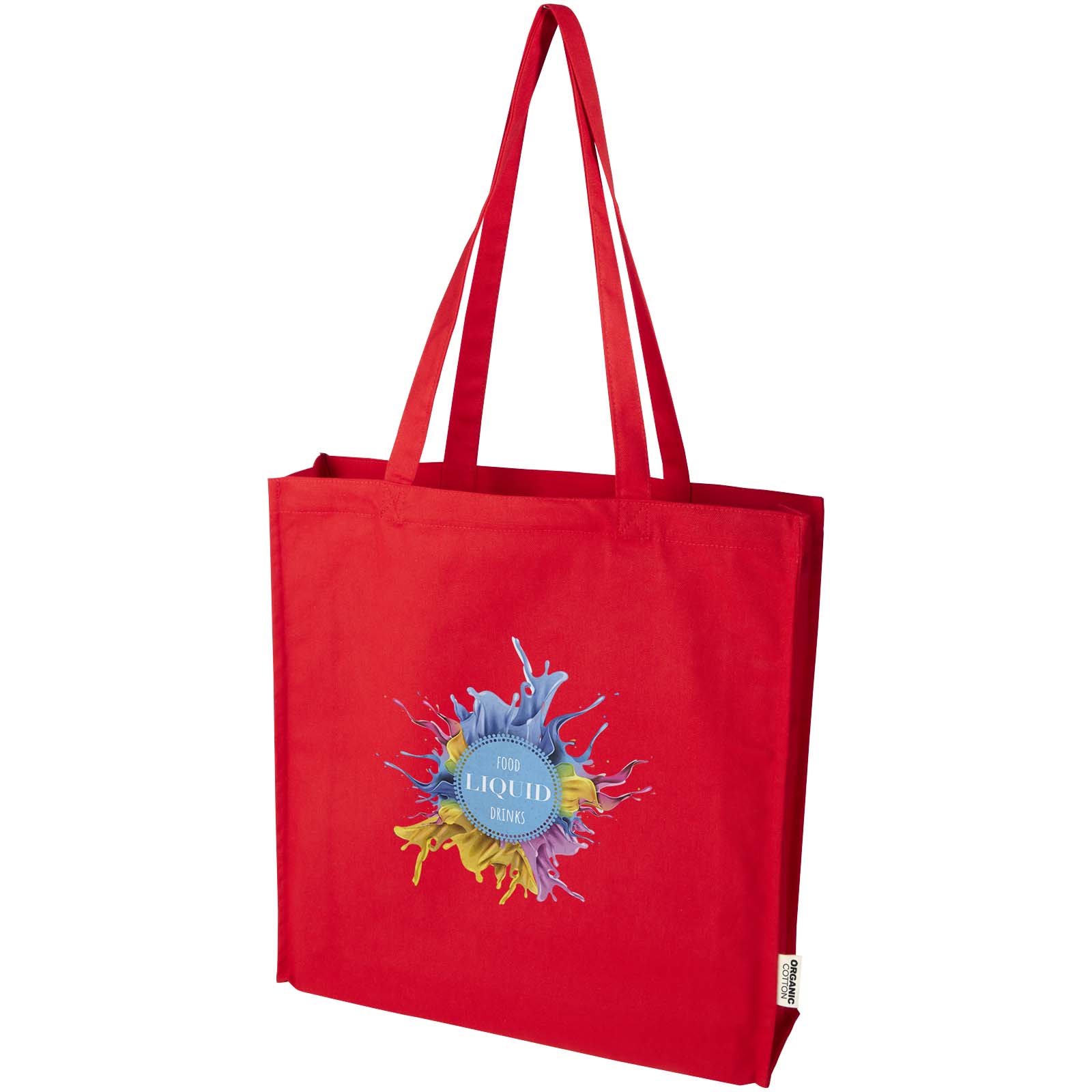 Sac shopping à soufflets Odisha bio OCS 180 g/m2 de 14 L